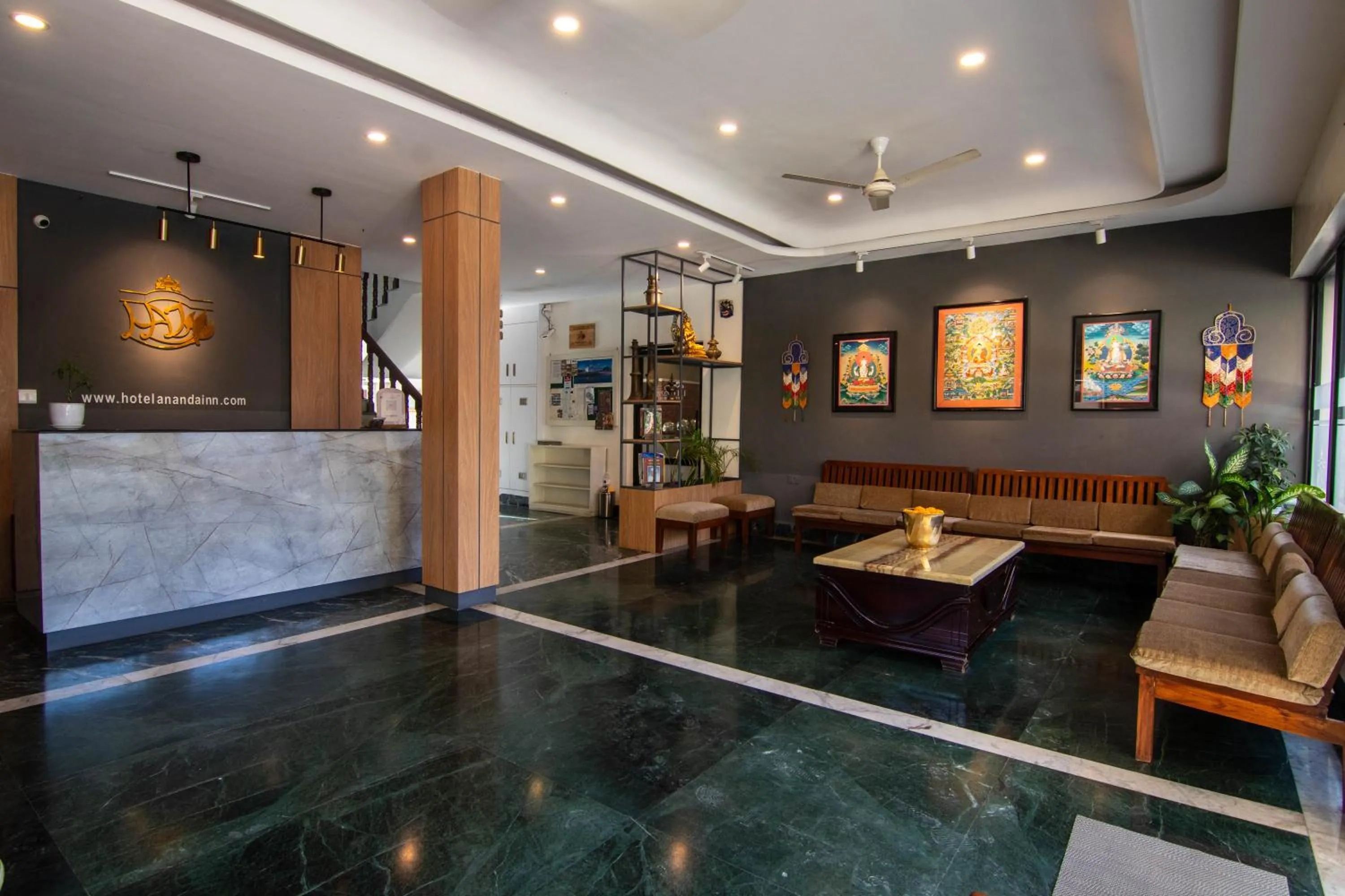 Lobby or reception in Hotel Ananda Inn