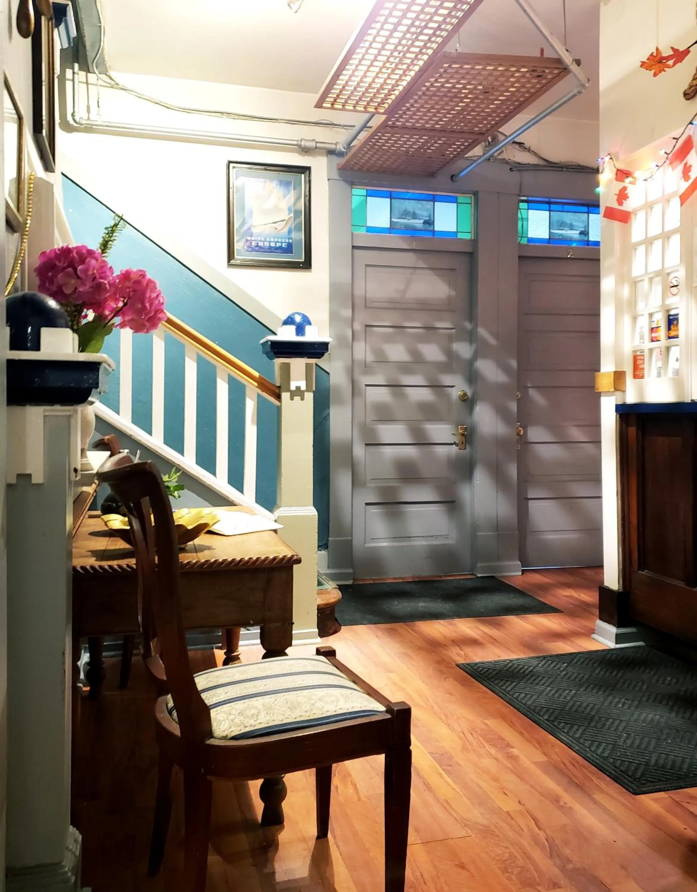 Facade/entrance in St Clair Hostel