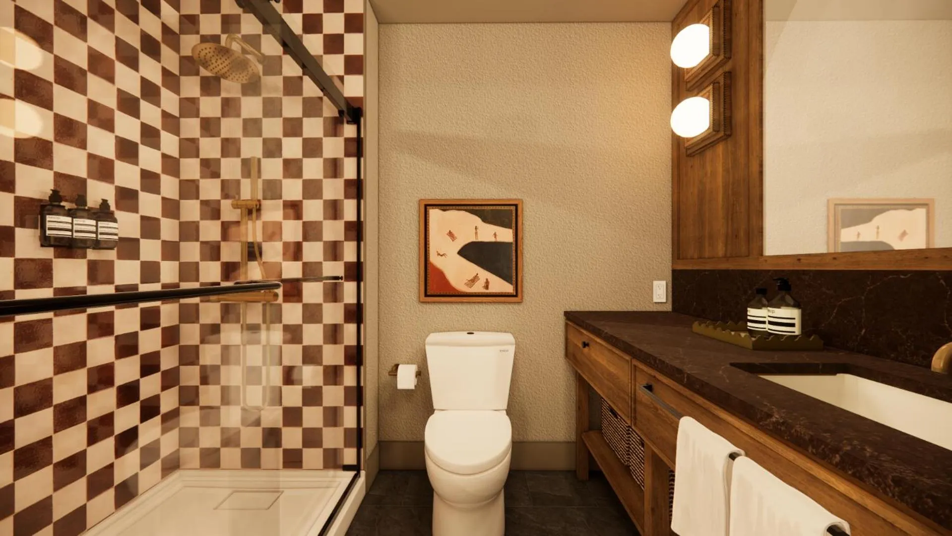 Bathroom in Grouse Mountain Lodge