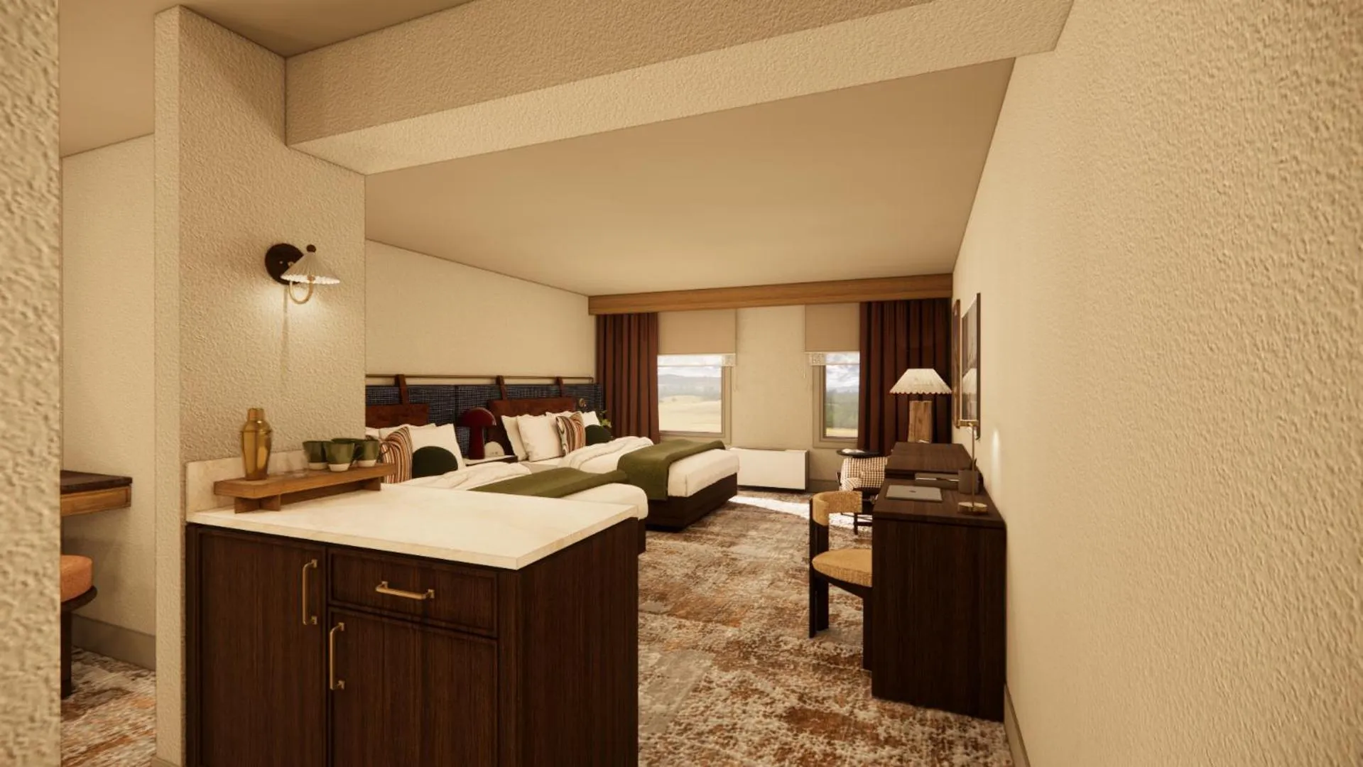 Photo of the whole room, Bed in Grouse Mountain Lodge