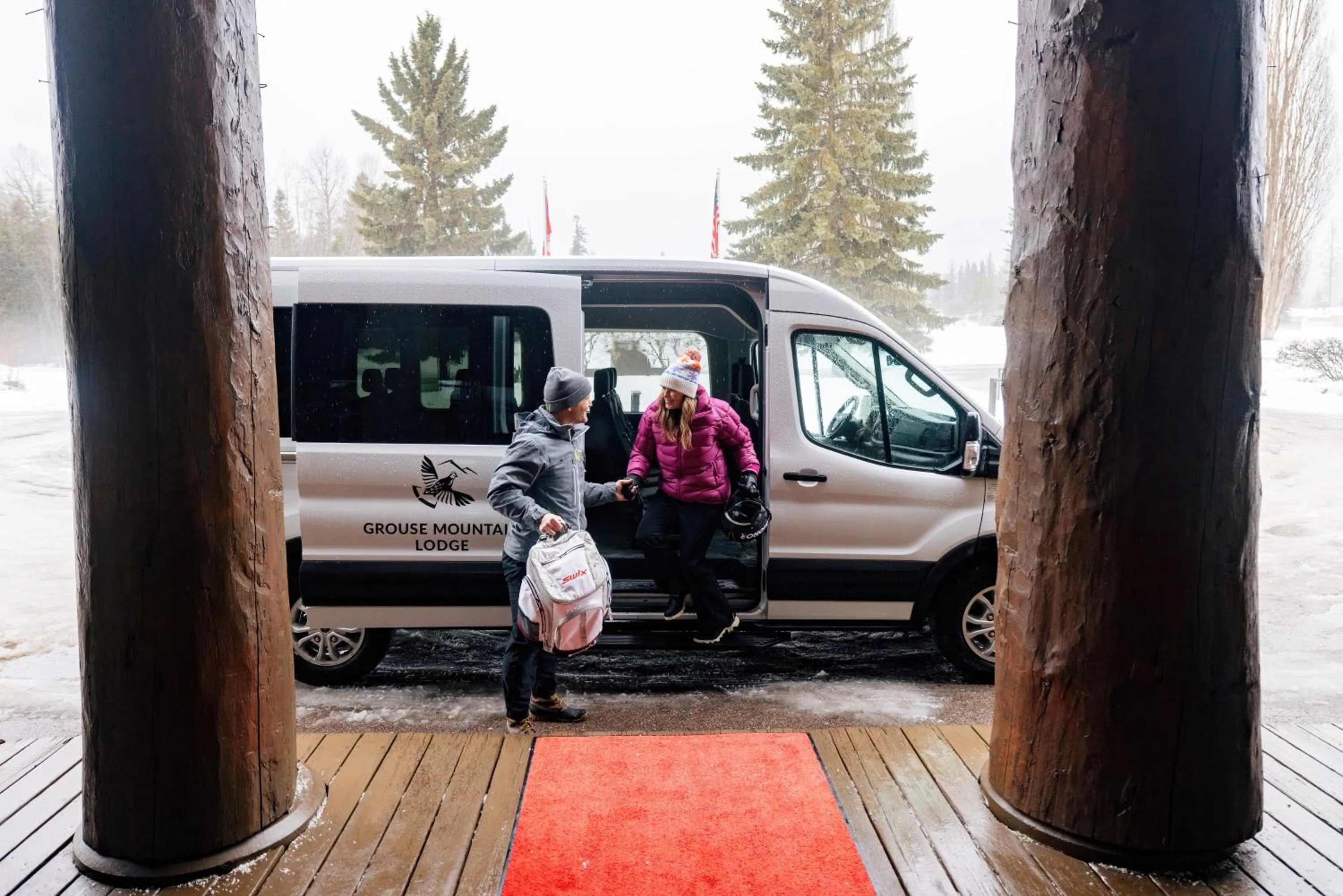 shuttle in Grouse Mountain Lodge