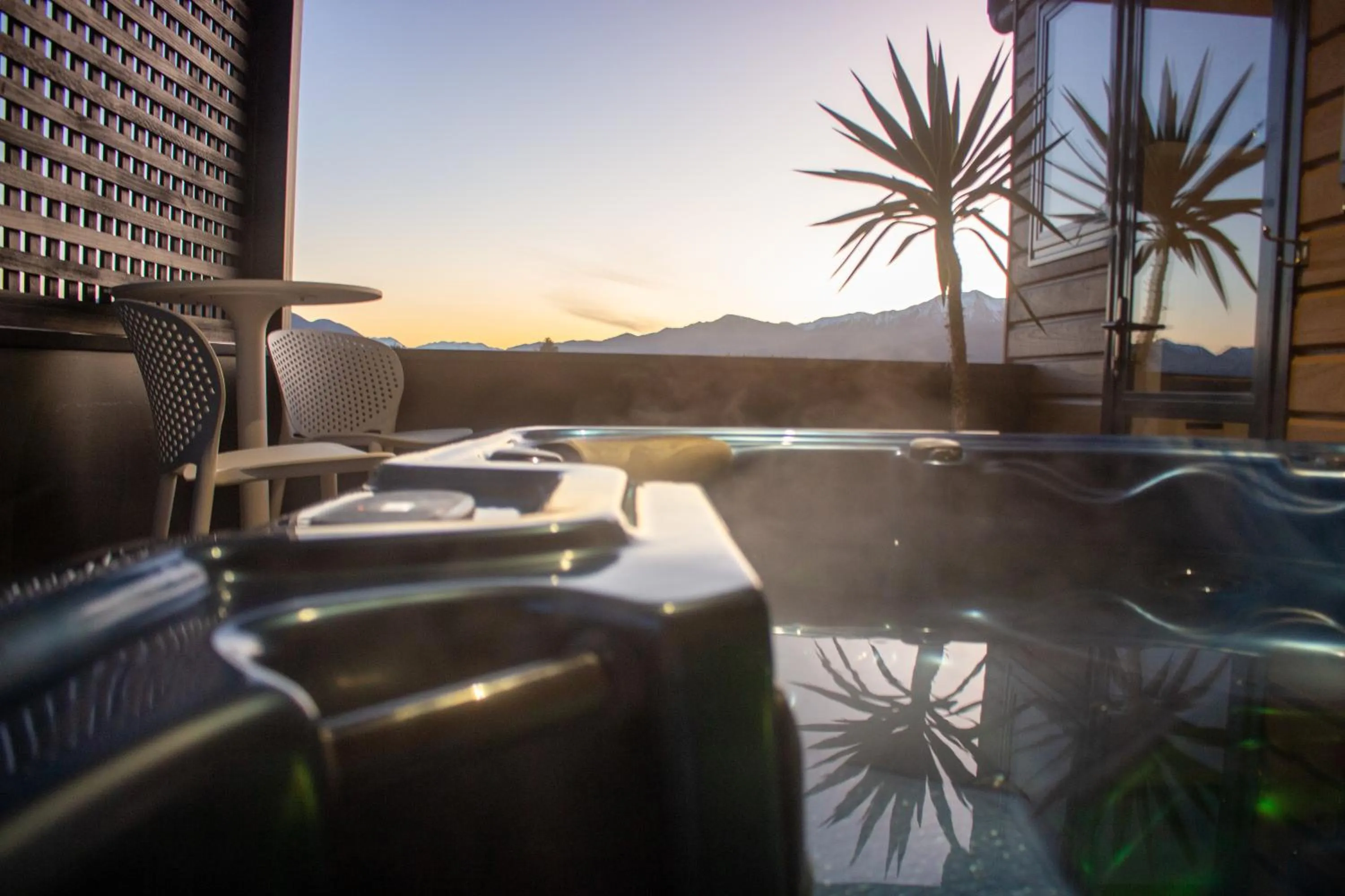 Patio in Hanmer Springs Scenic Views Motel