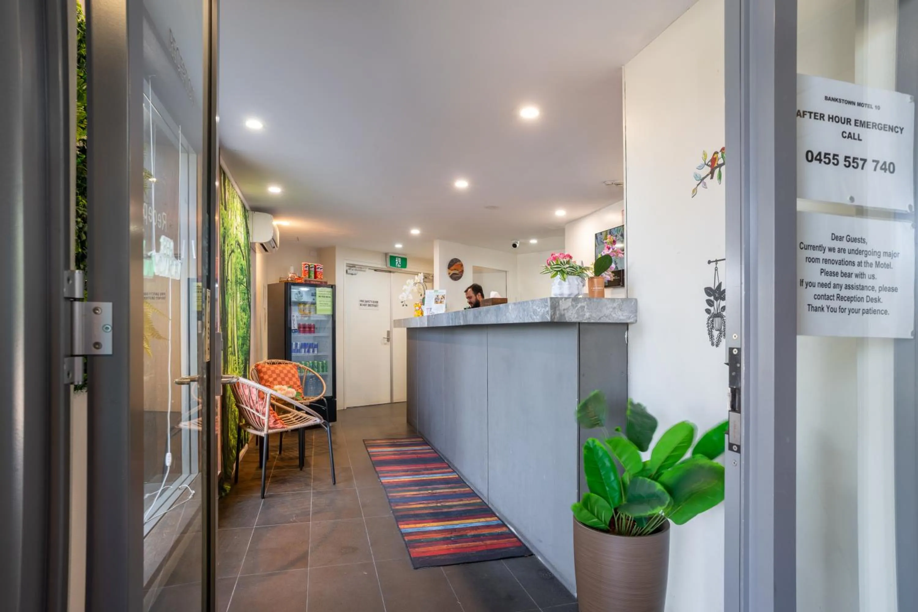 Lobby or reception in Bankstown Motel 10