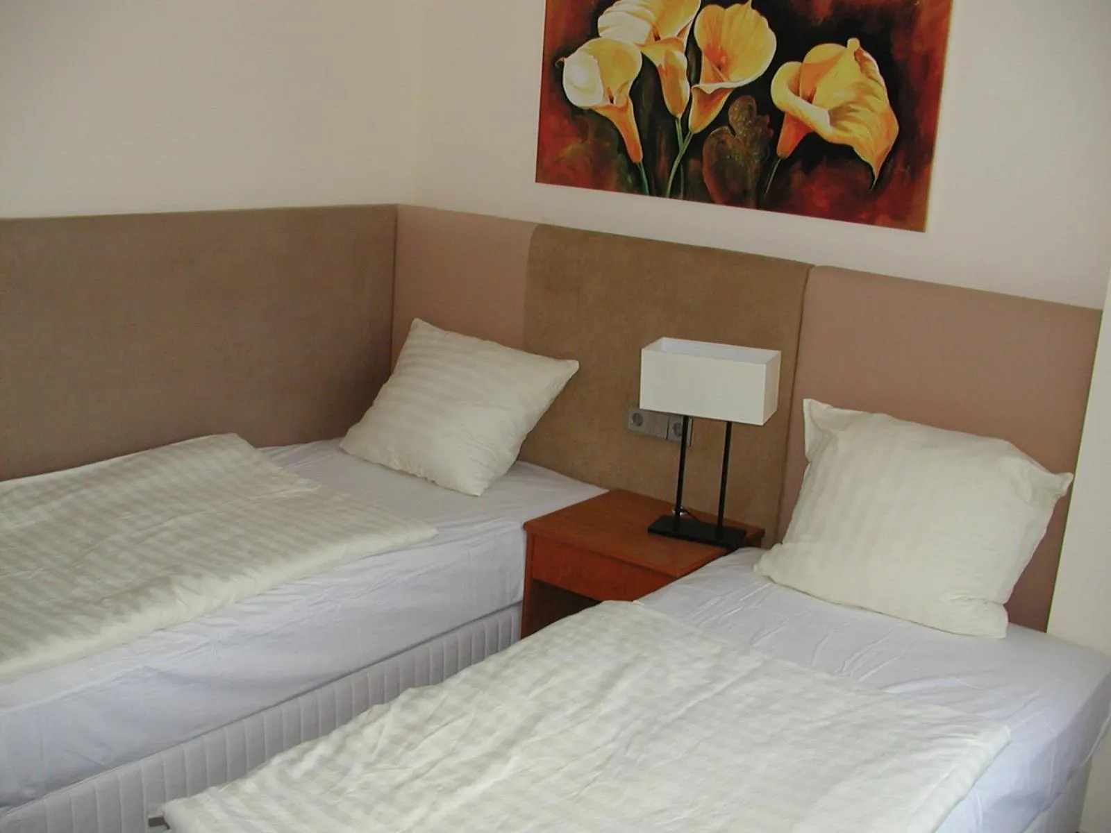 Bed in Motel Monteur