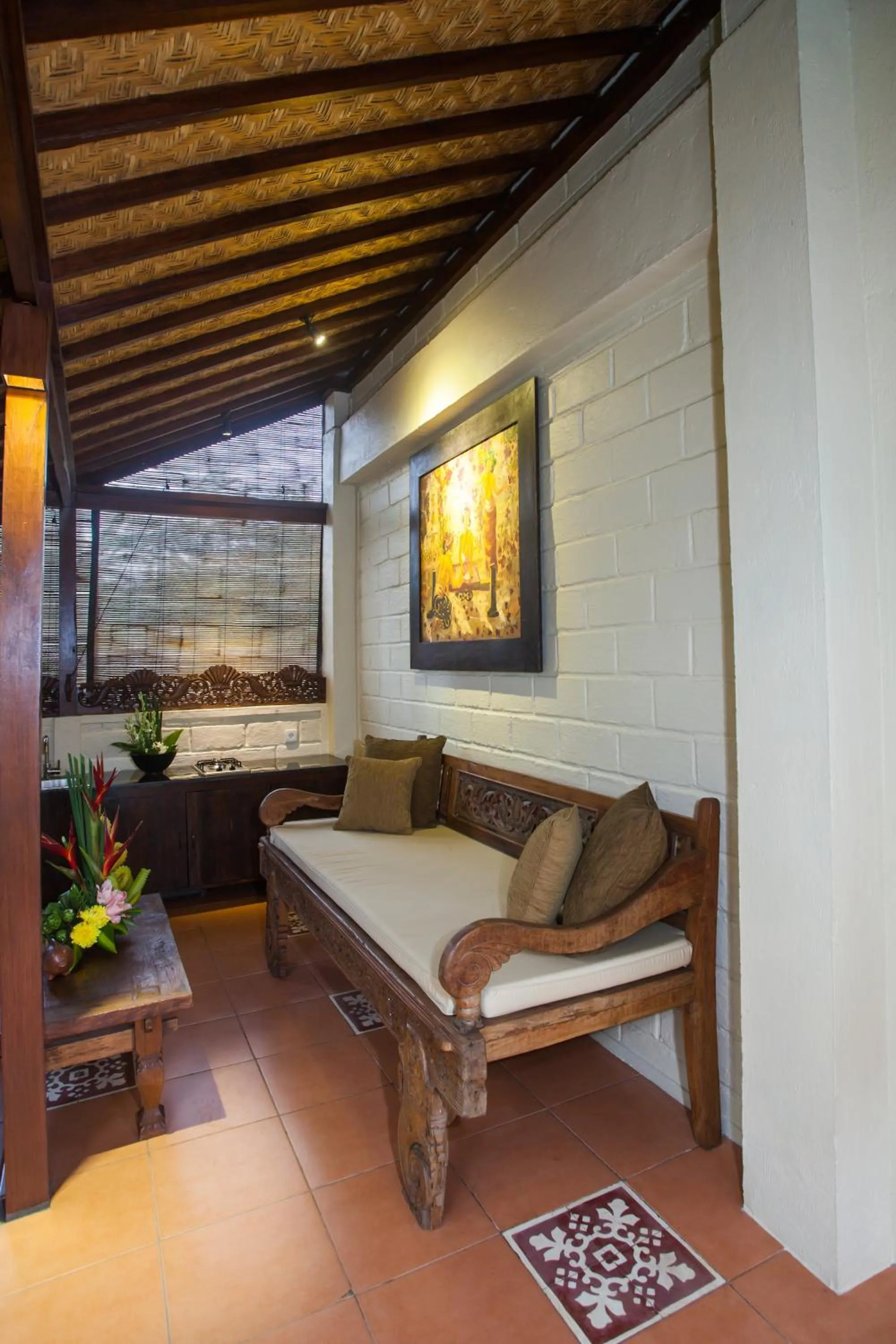 Living room in Munari Resort Ubud