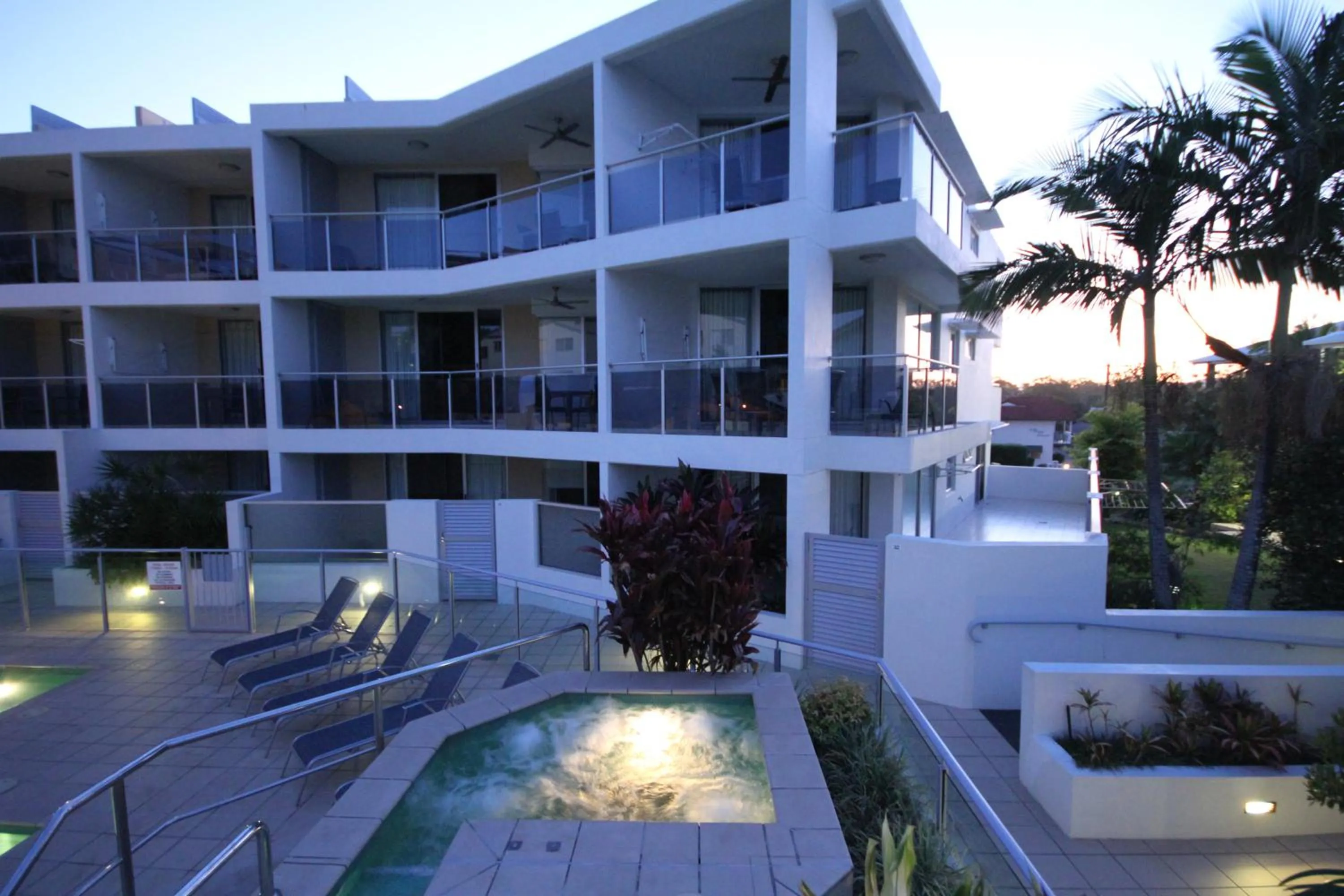Patio in Coolum Seaside Apartments