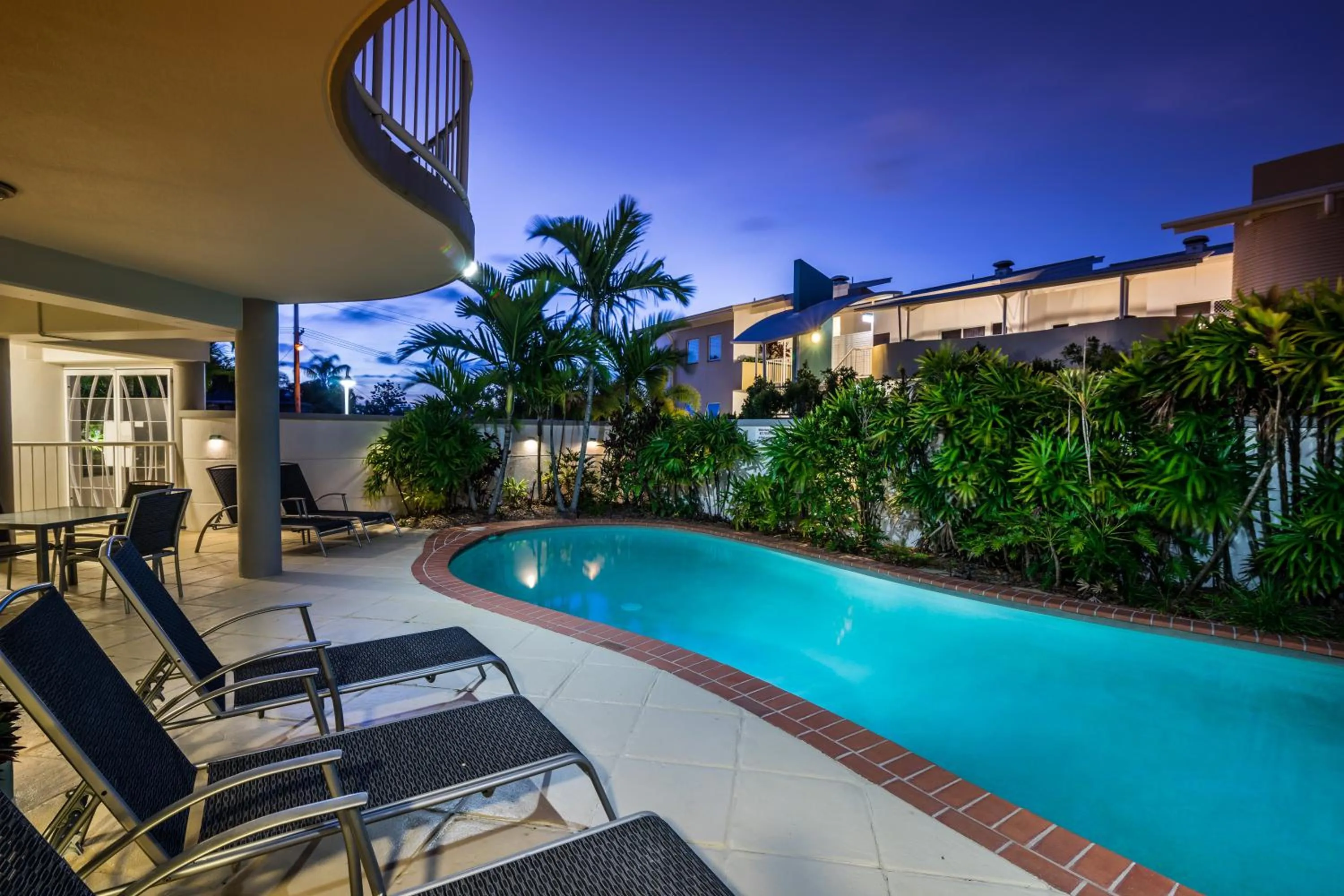 Swimming pool in Coolum Seaside Apartments