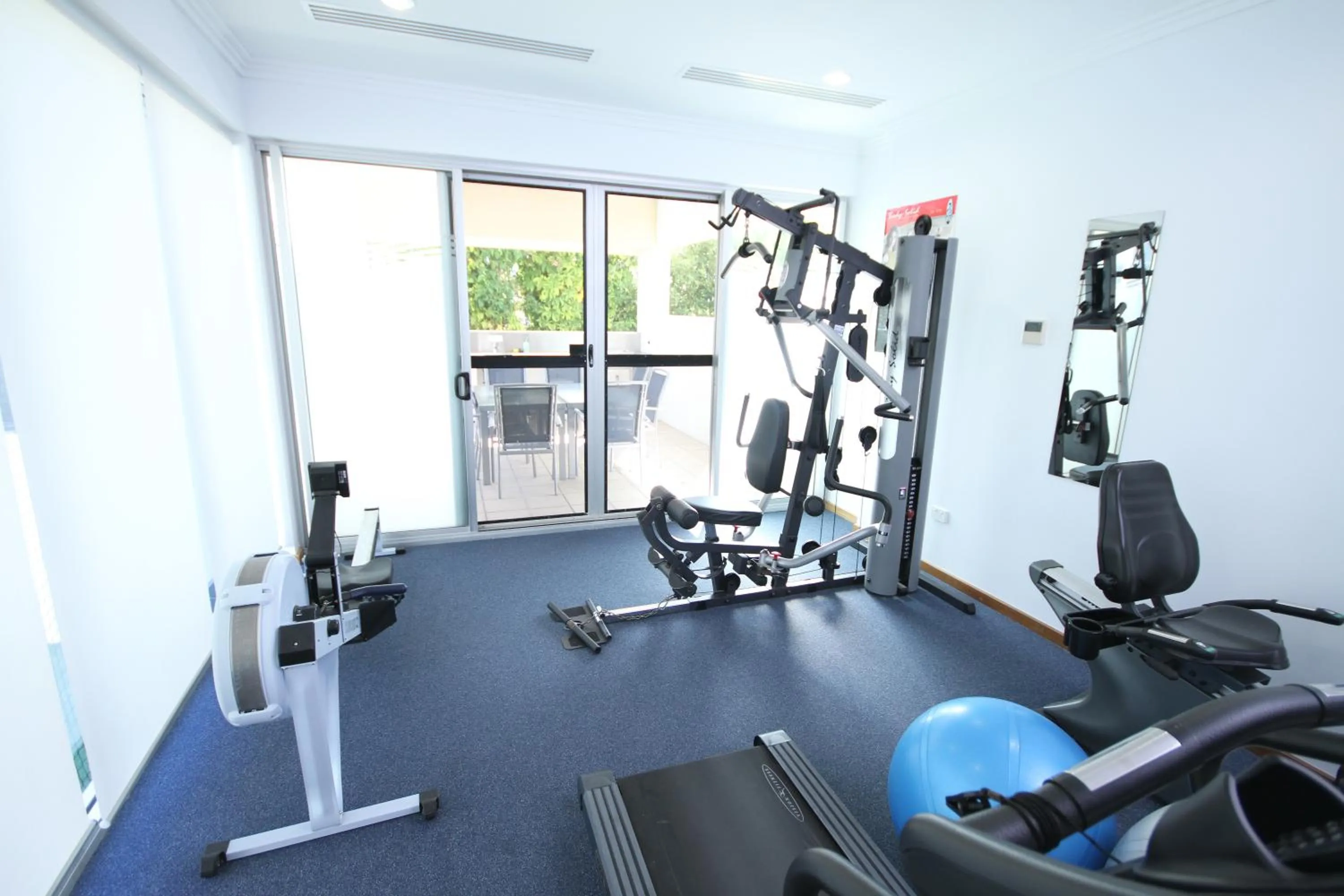 Fitness centre/facilities in Coolum Seaside Apartments