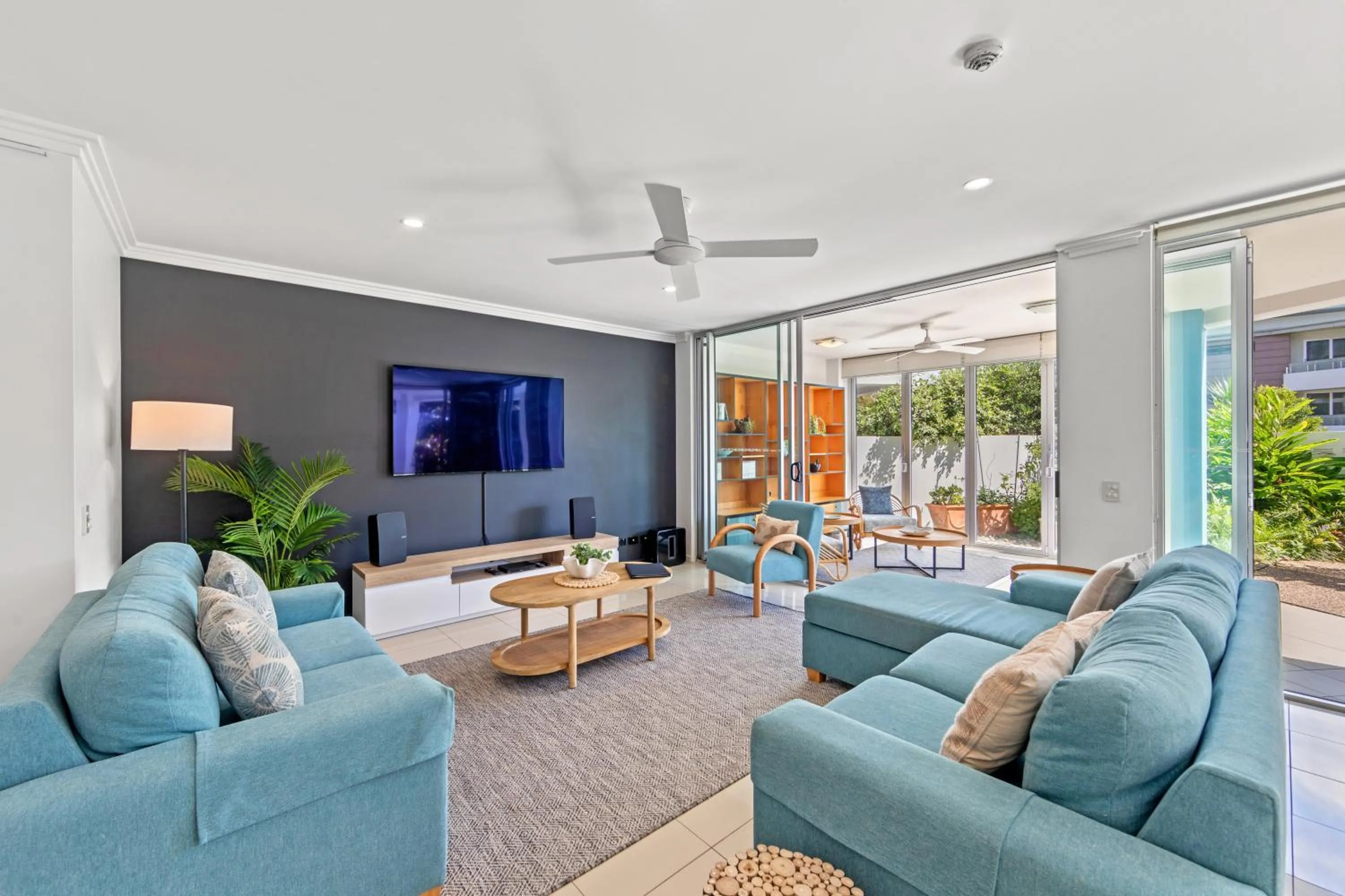 Evening entertainment in Coolum Seaside Apartments