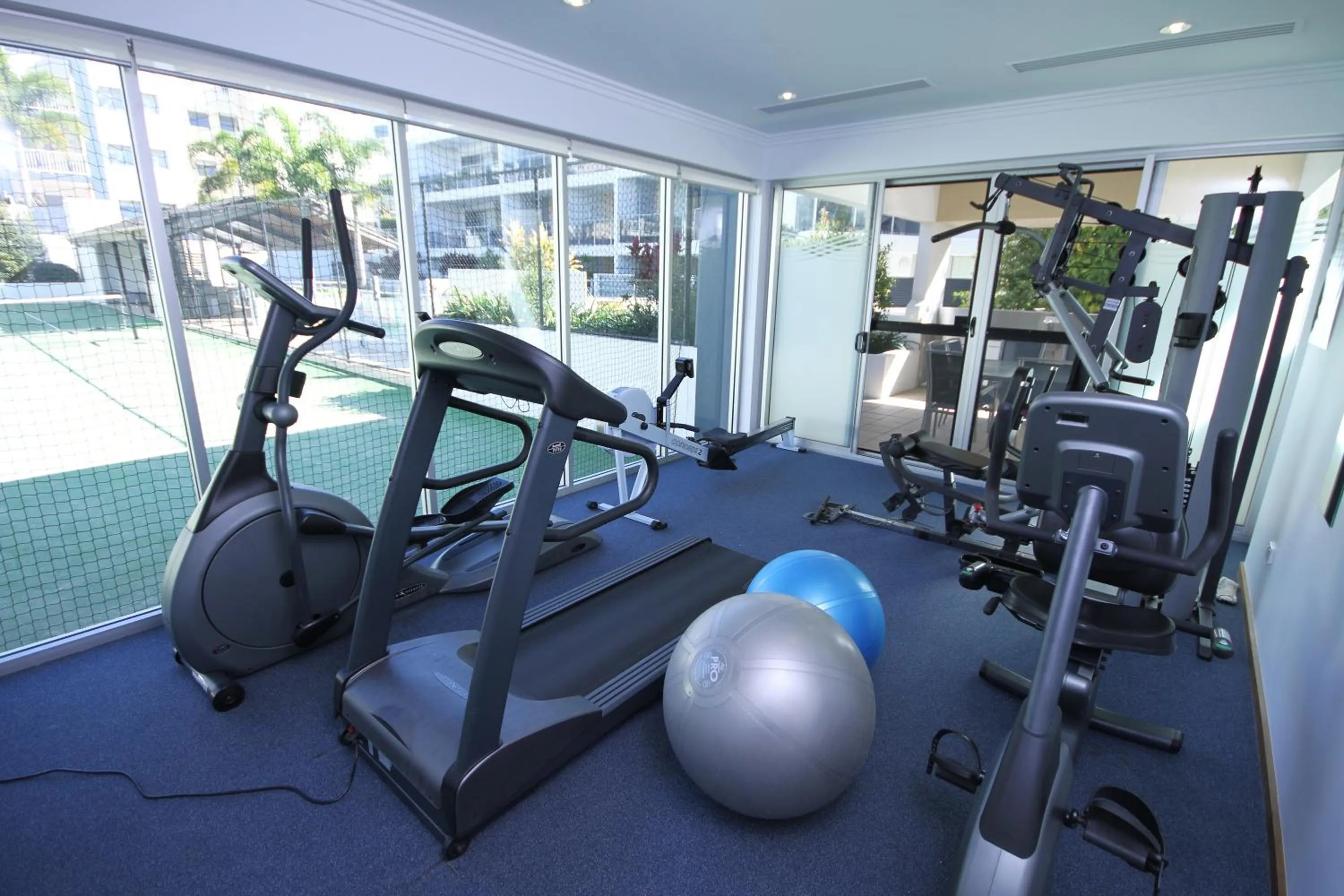 Fitness centre/facilities in Coolum Seaside Apartments