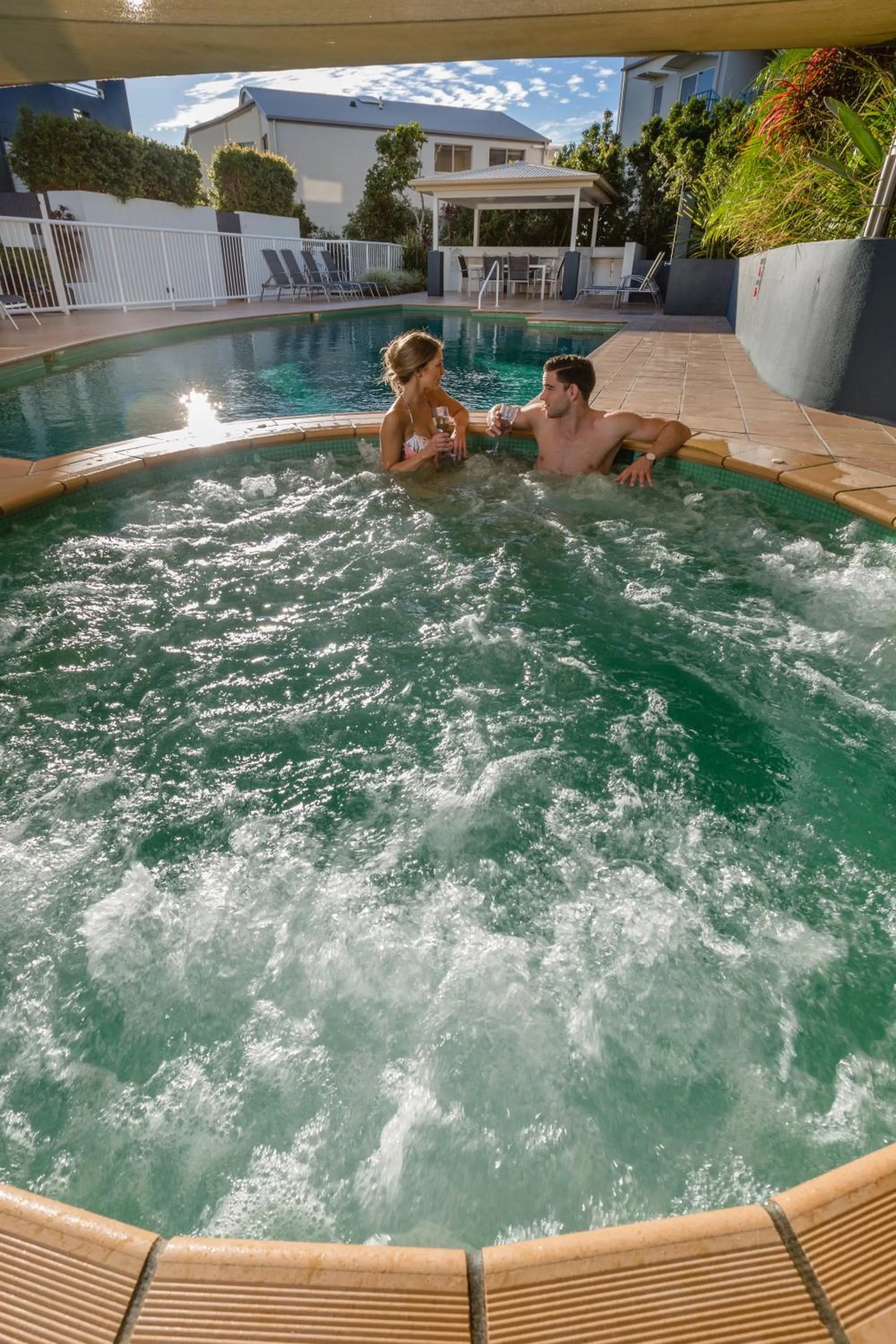 Swimming pool in Coolum Seaside Apartments