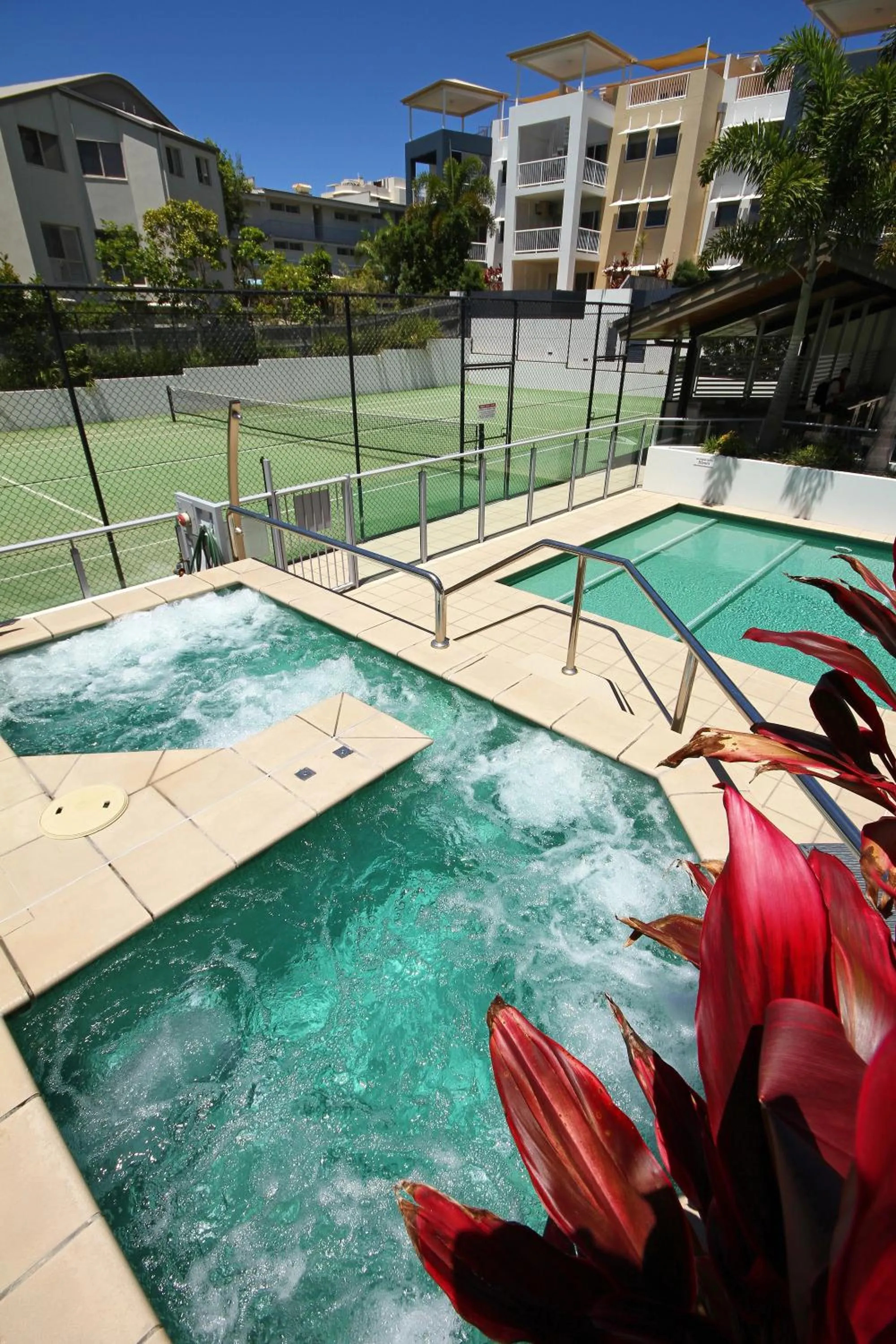 Swimming pool in Coolum Seaside Apartments