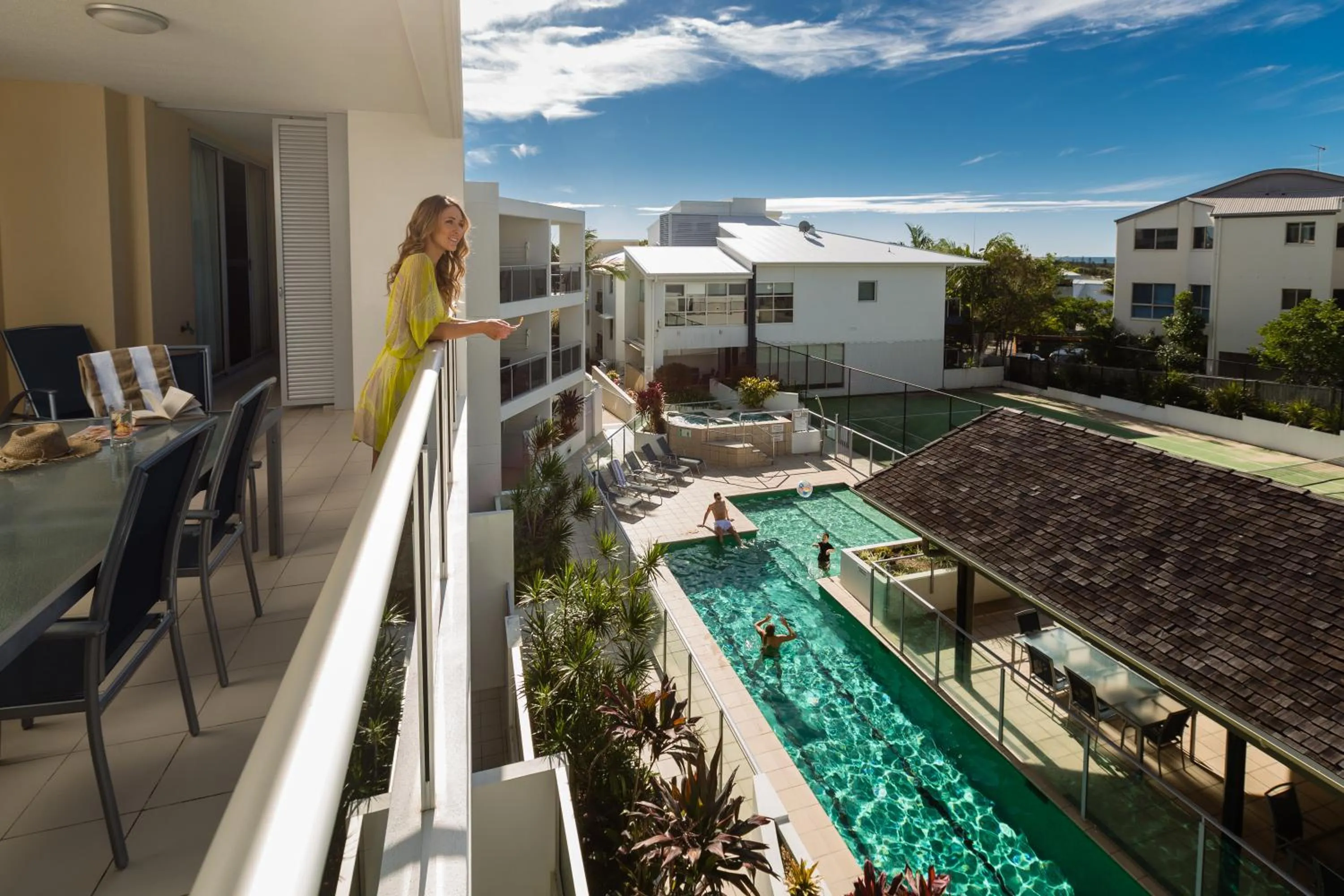 Balcony/Terrace in Coolum Seaside Apartments