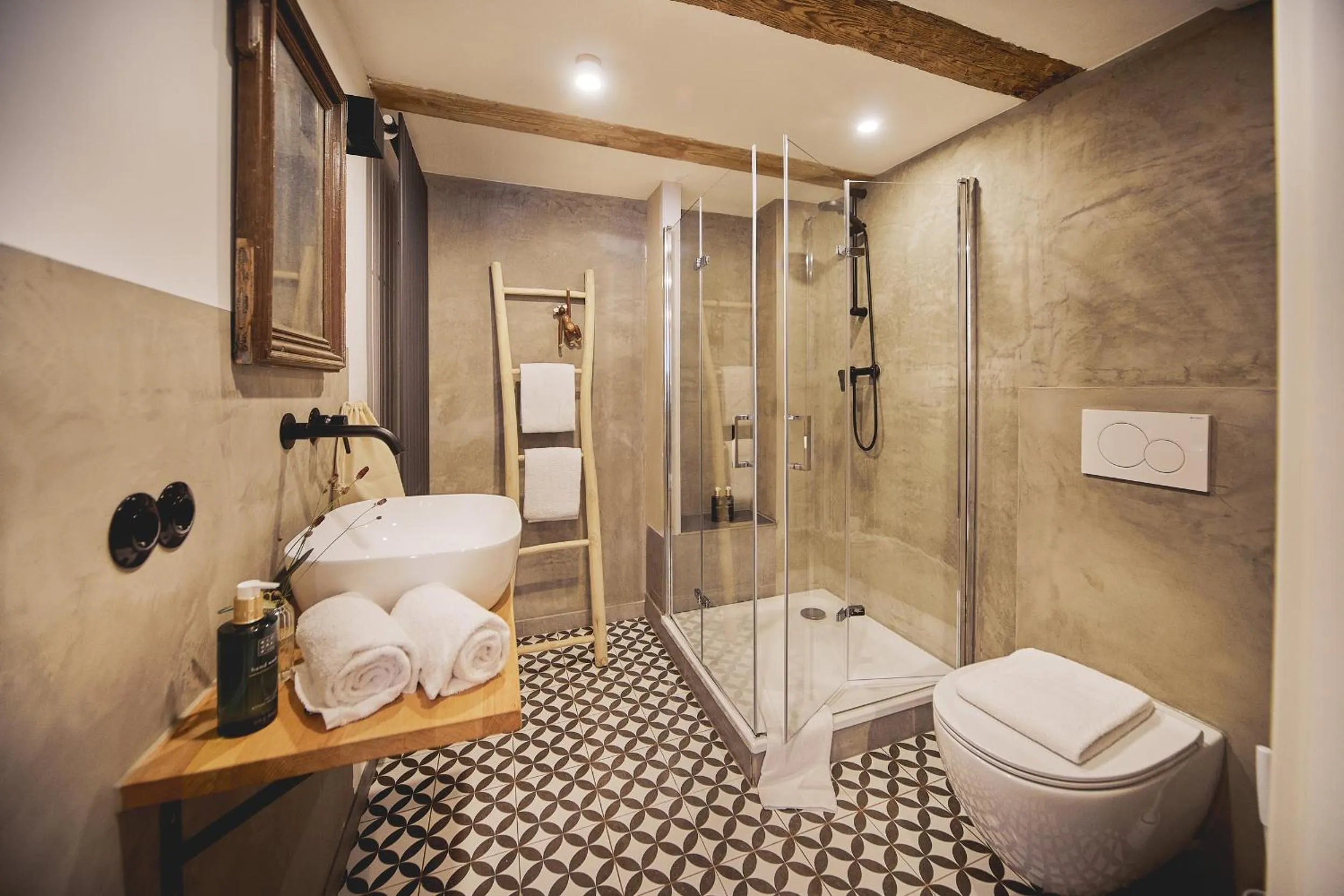 Shower in Weinforum Franken Hotel & Restaurant