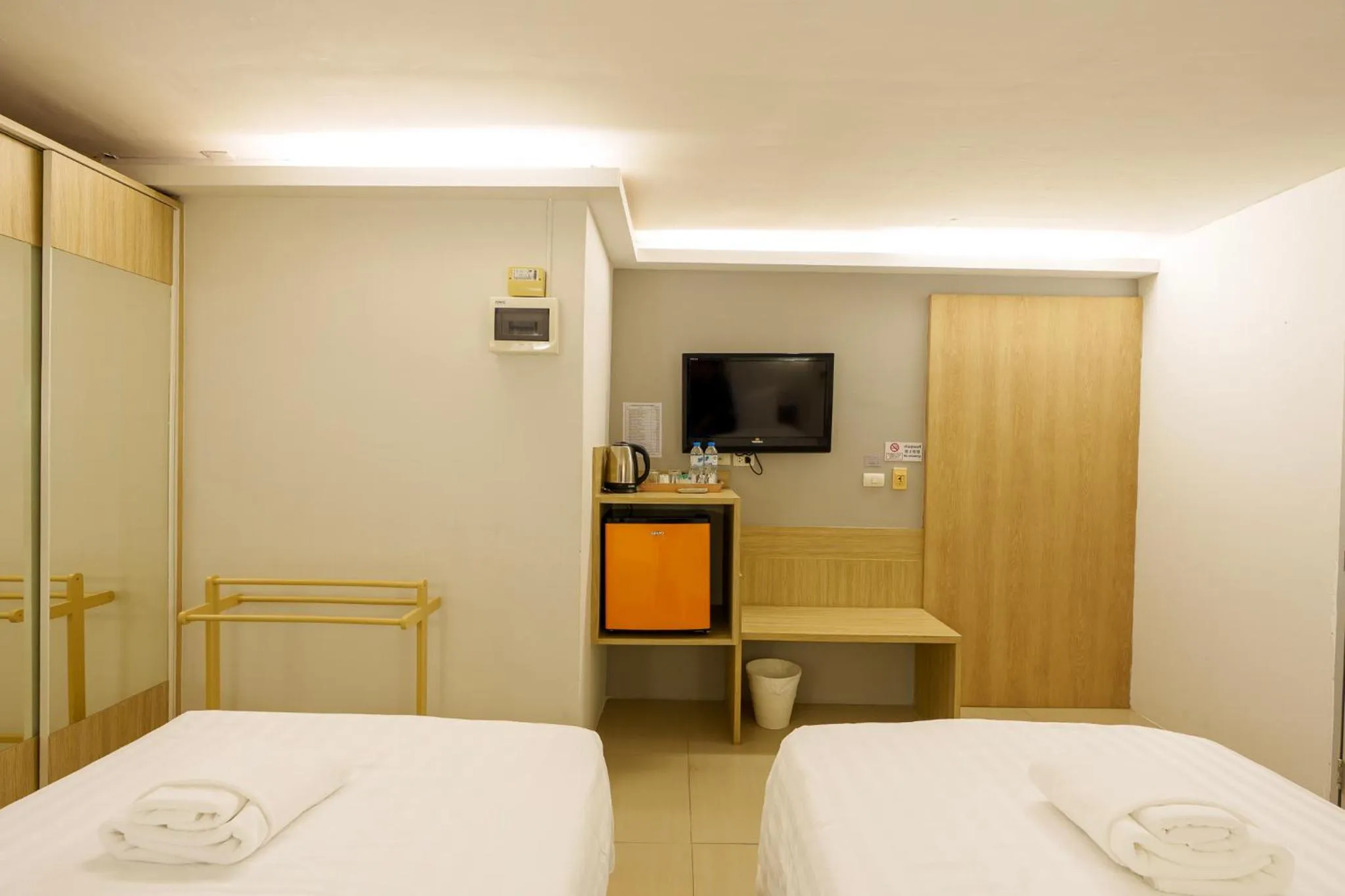 Bed in Prom Ratchada Hotel