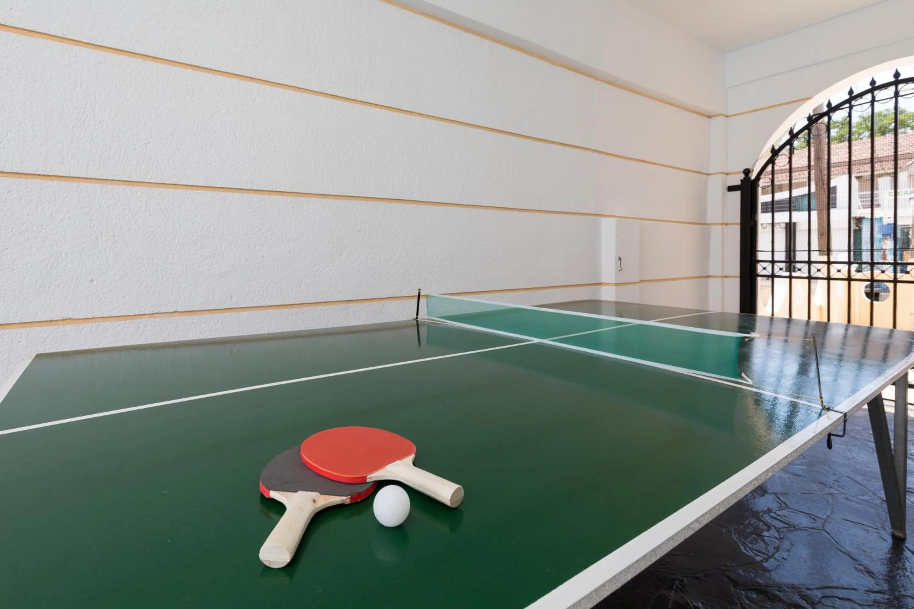 Table tennis in Lefkimi Hotel