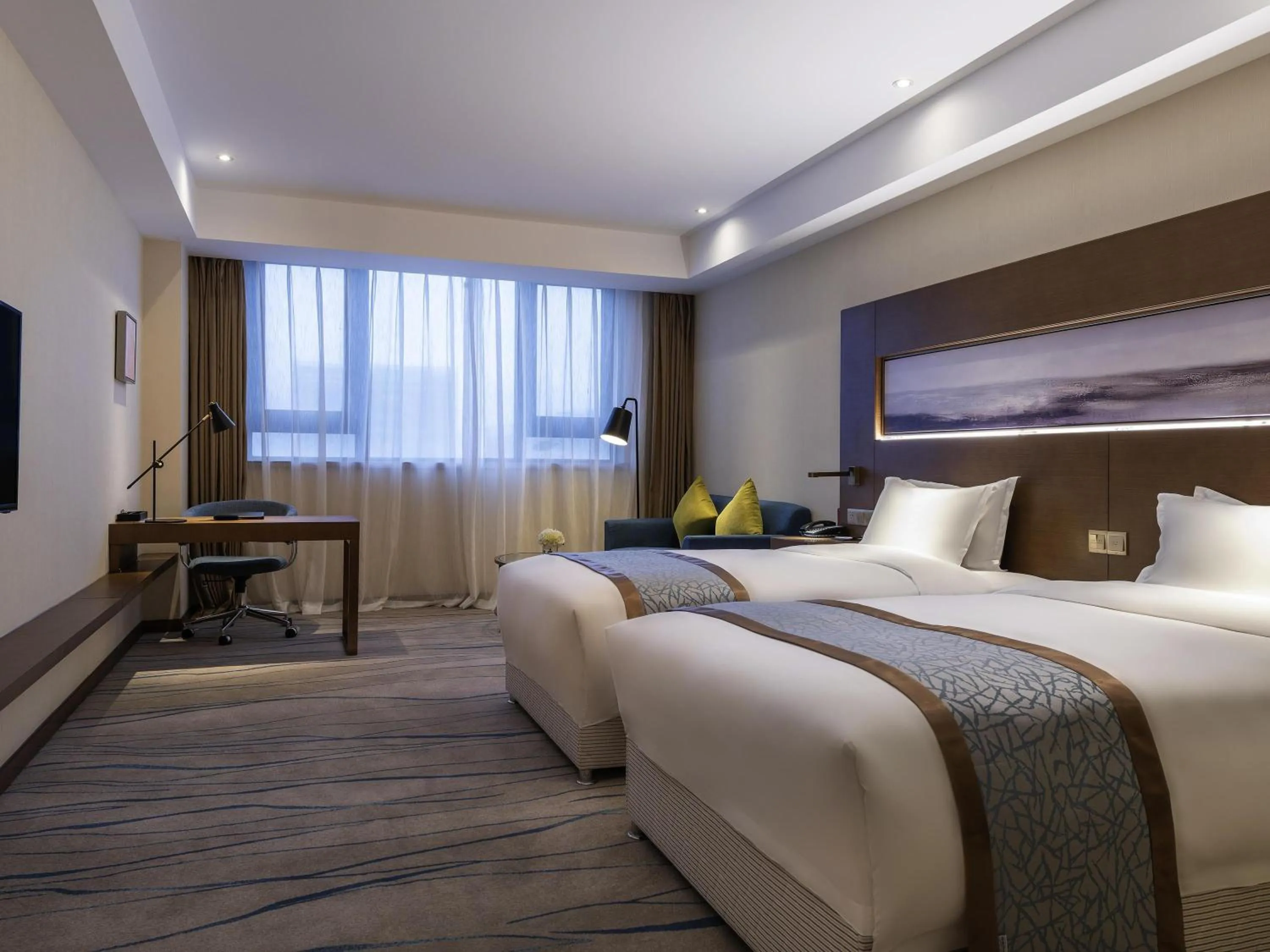 Bedroom, Bed in Novotel Qingdao New Hope
