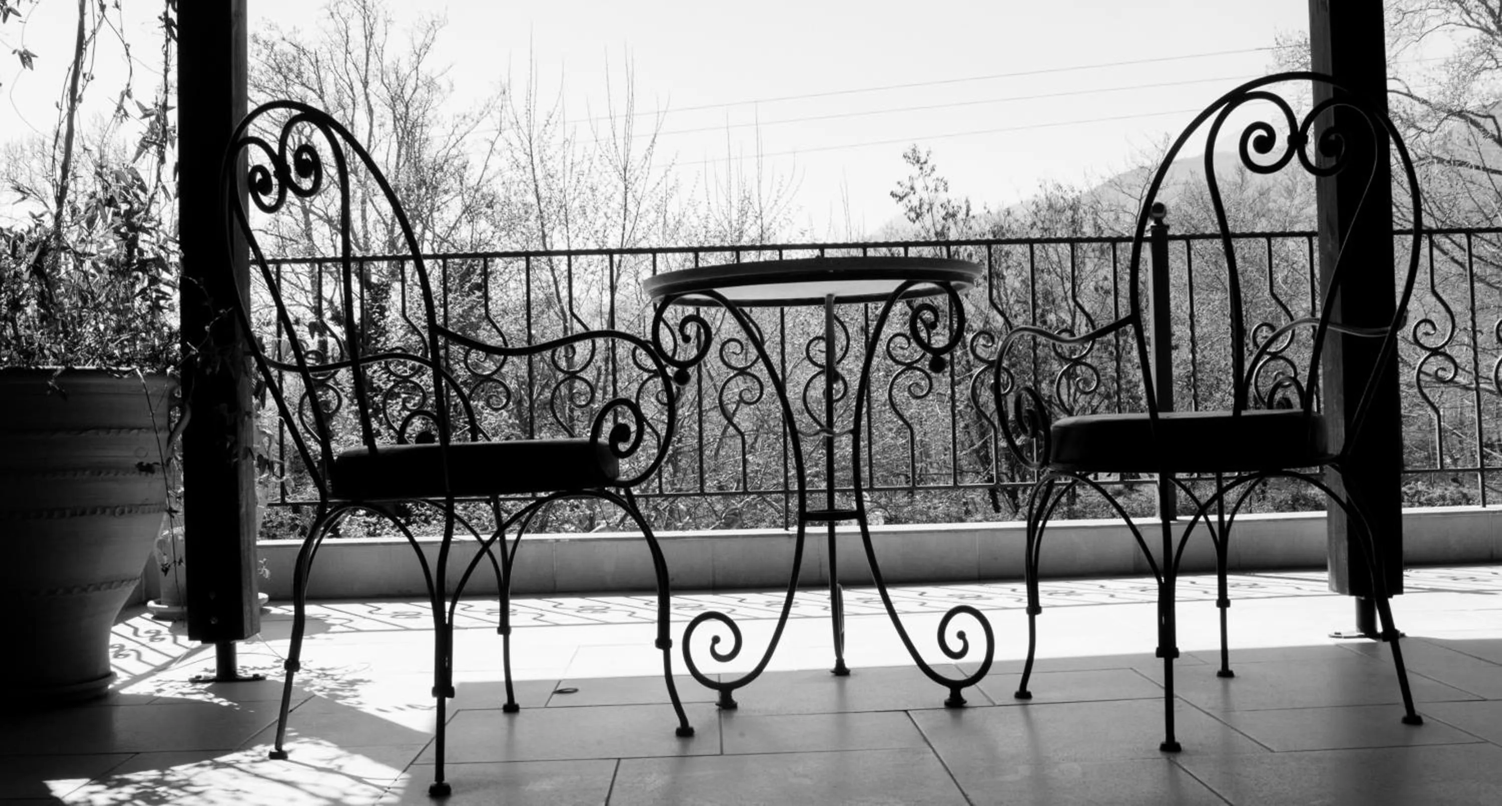 Balcony/Terrace in Archontiko Emmanouilidi Suites