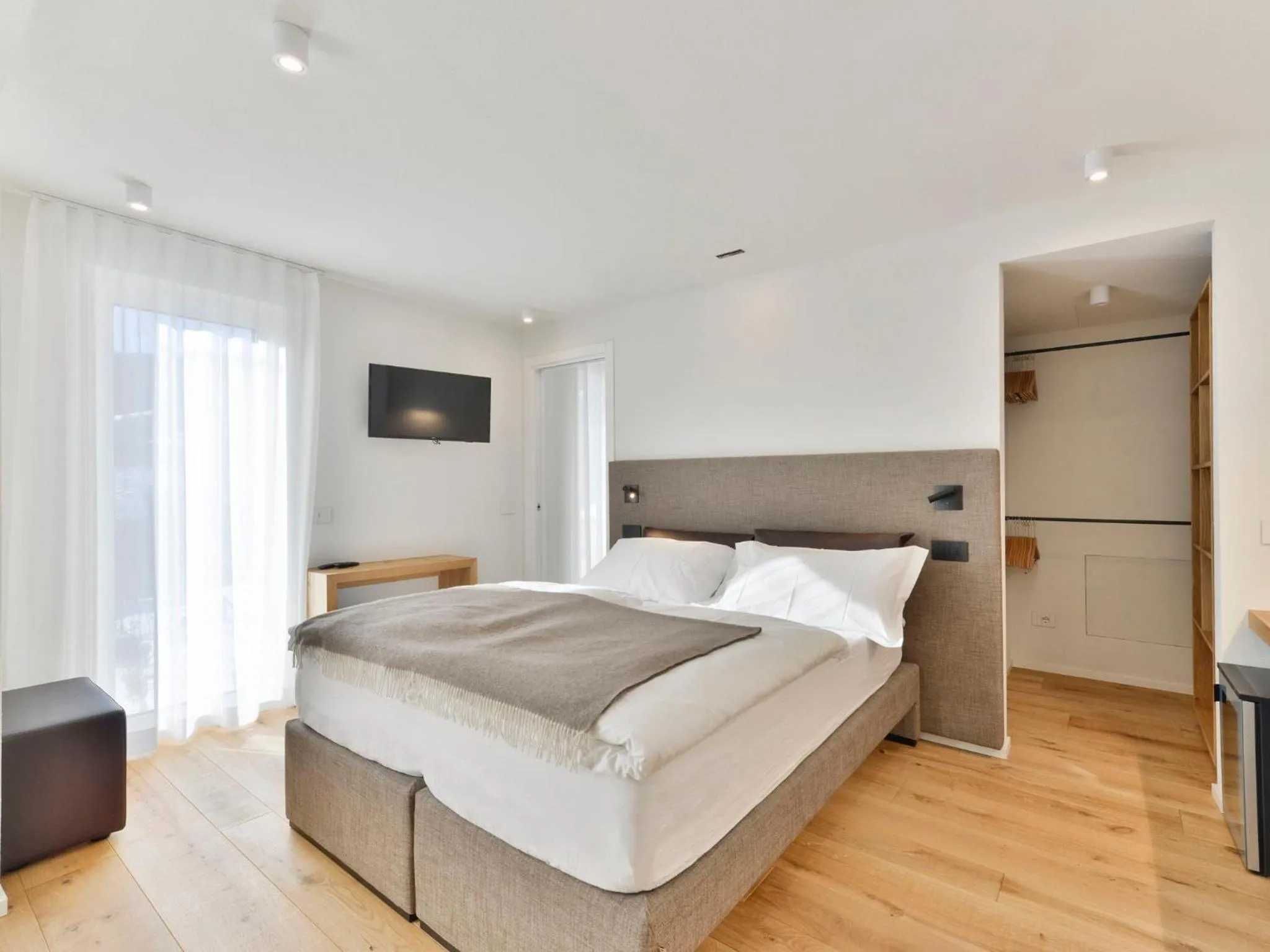 Bed in Hotel Zerbion