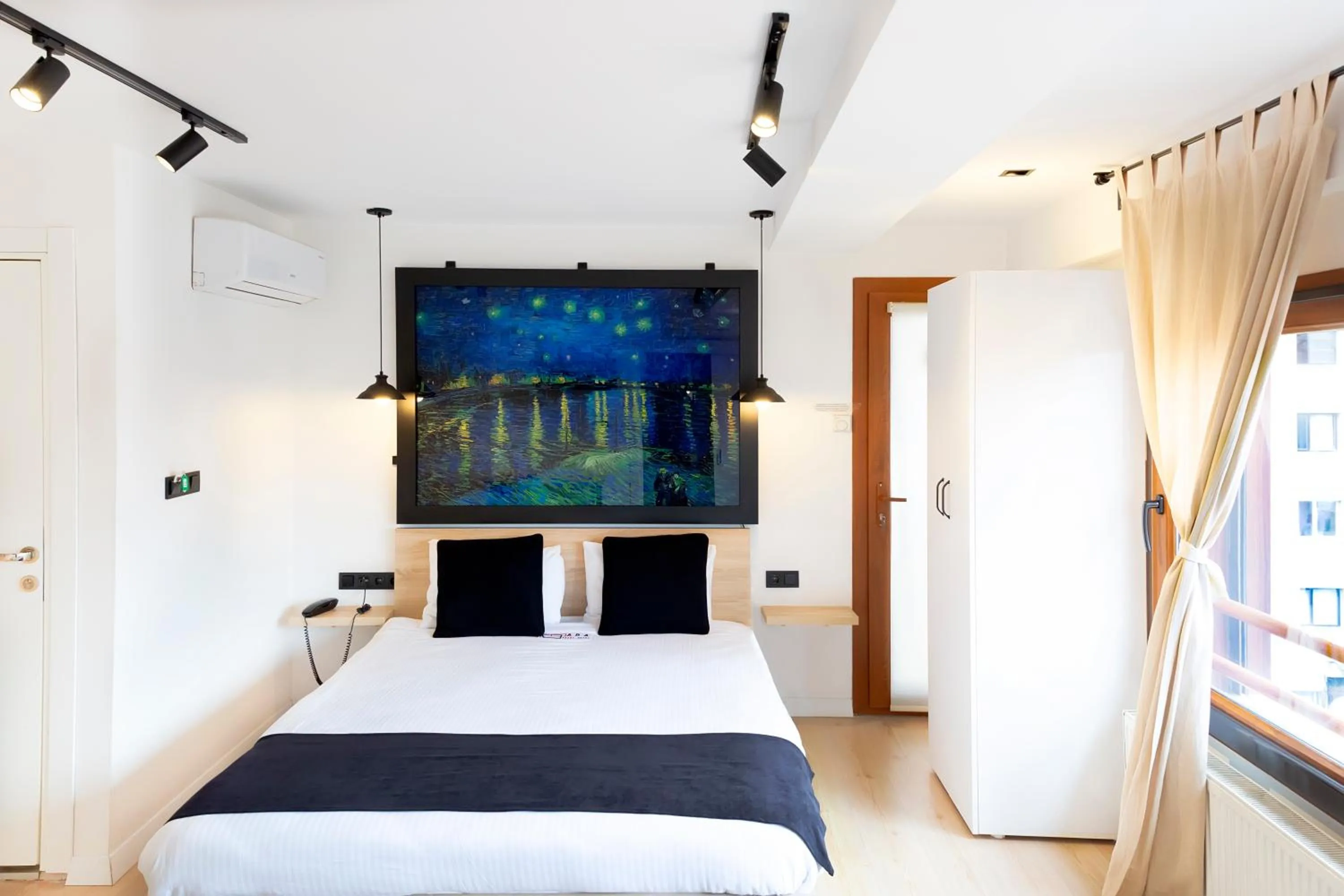 Bed in Ada Apart Otel