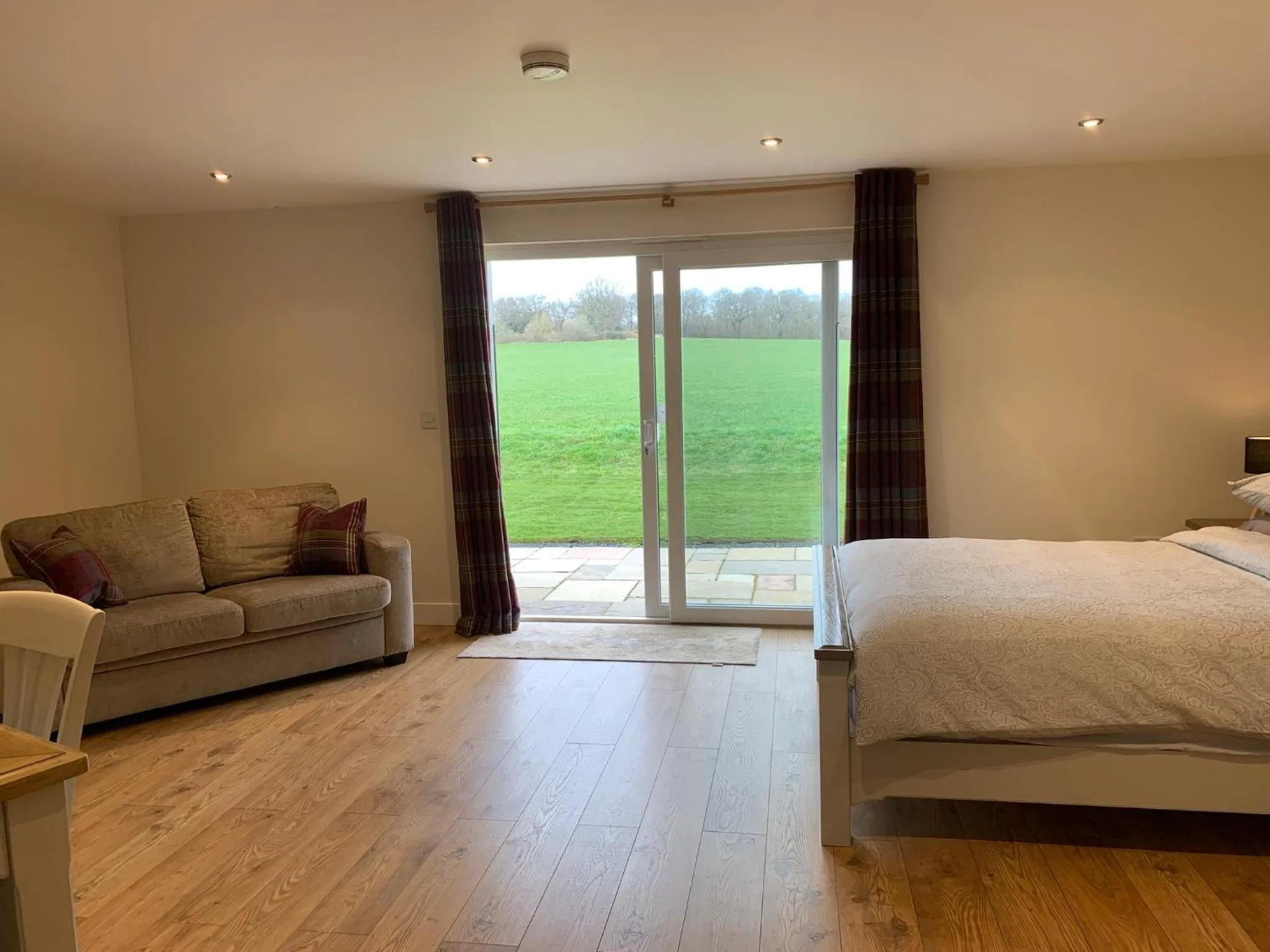 Bed in Plumptons Farm Holiday Lodges