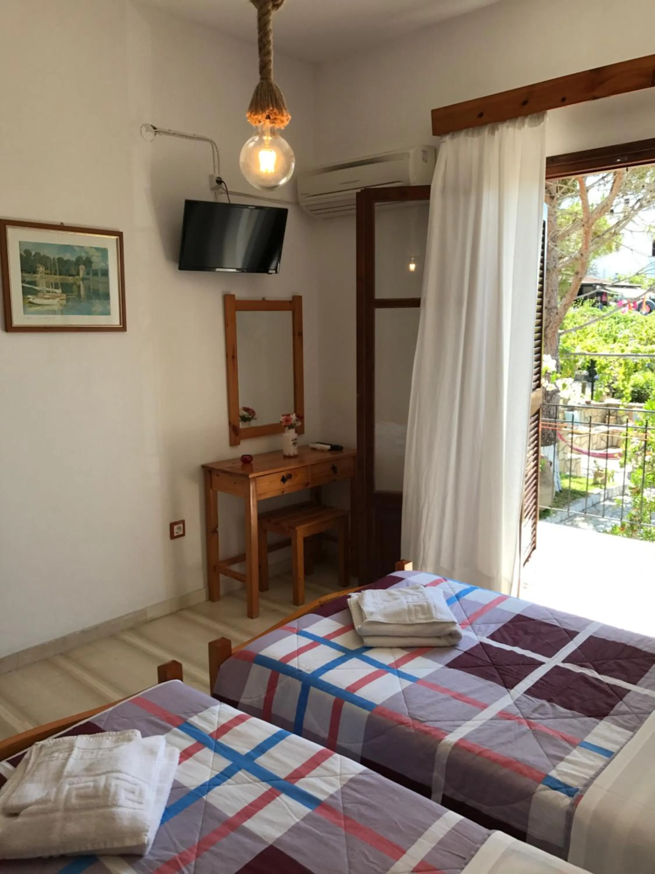 Bed in Arillas Studios