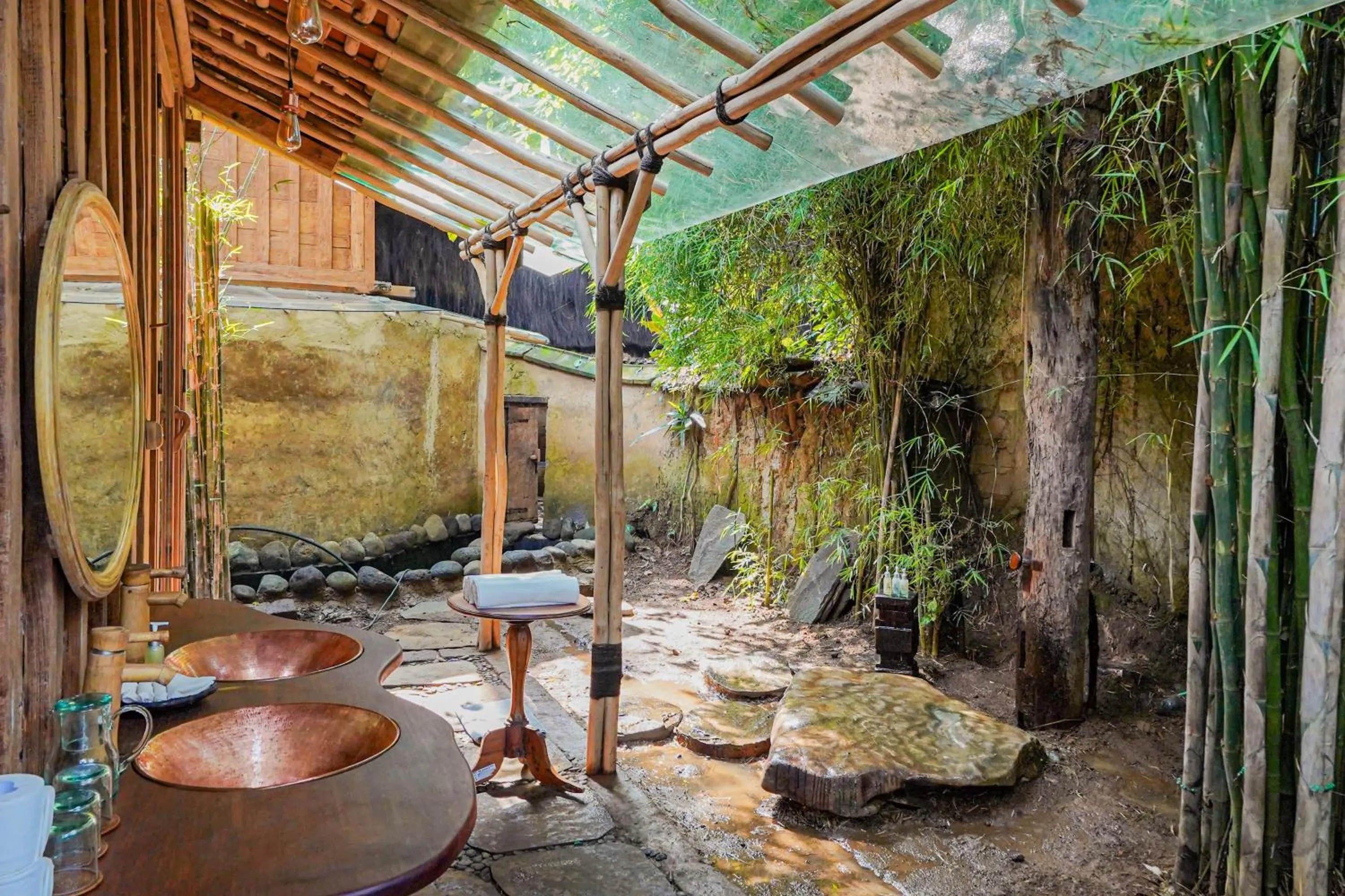 Bathroom in Bambu Indah Resort