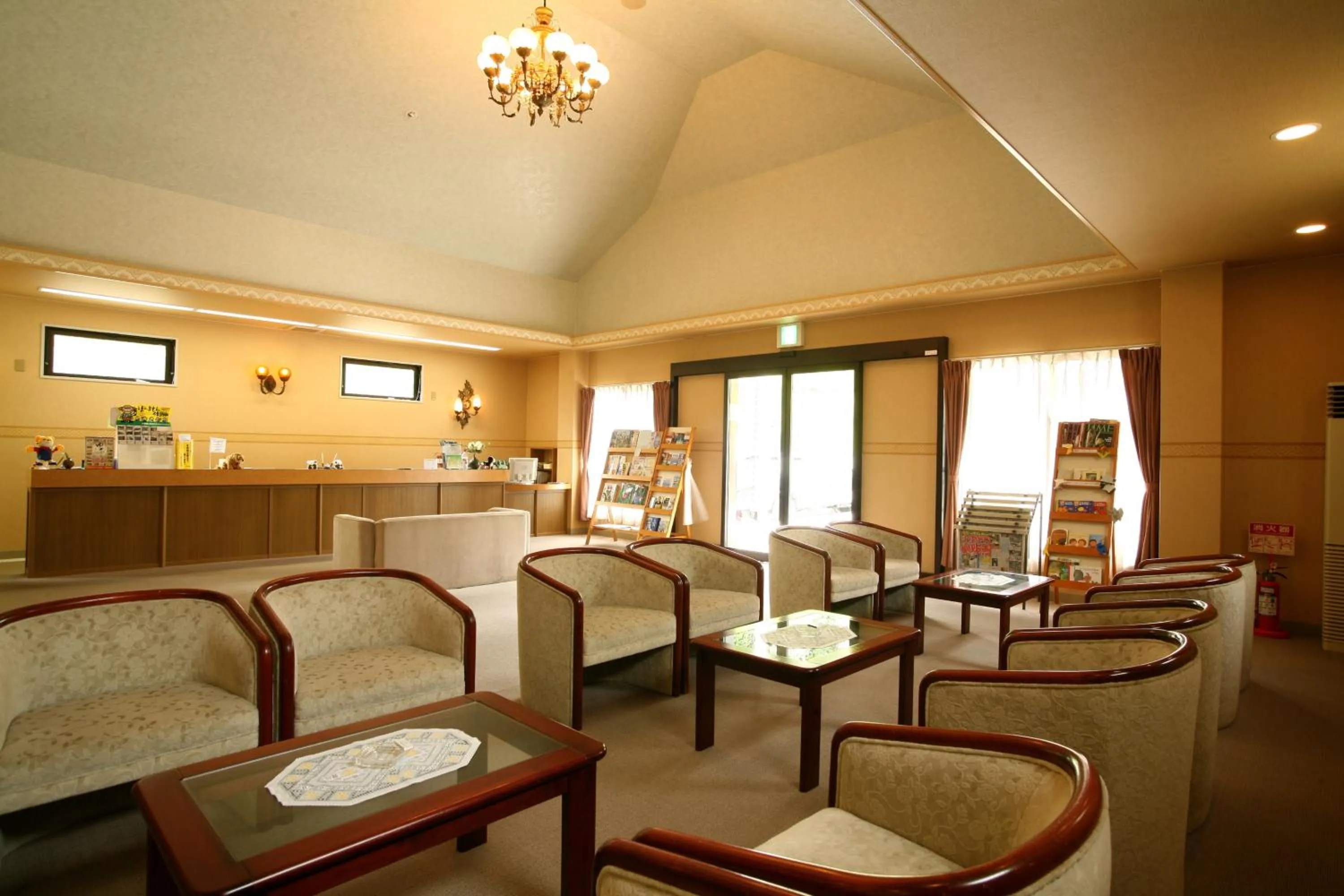 Lobby or reception in Hotel Tenzankaku Kaiyutei