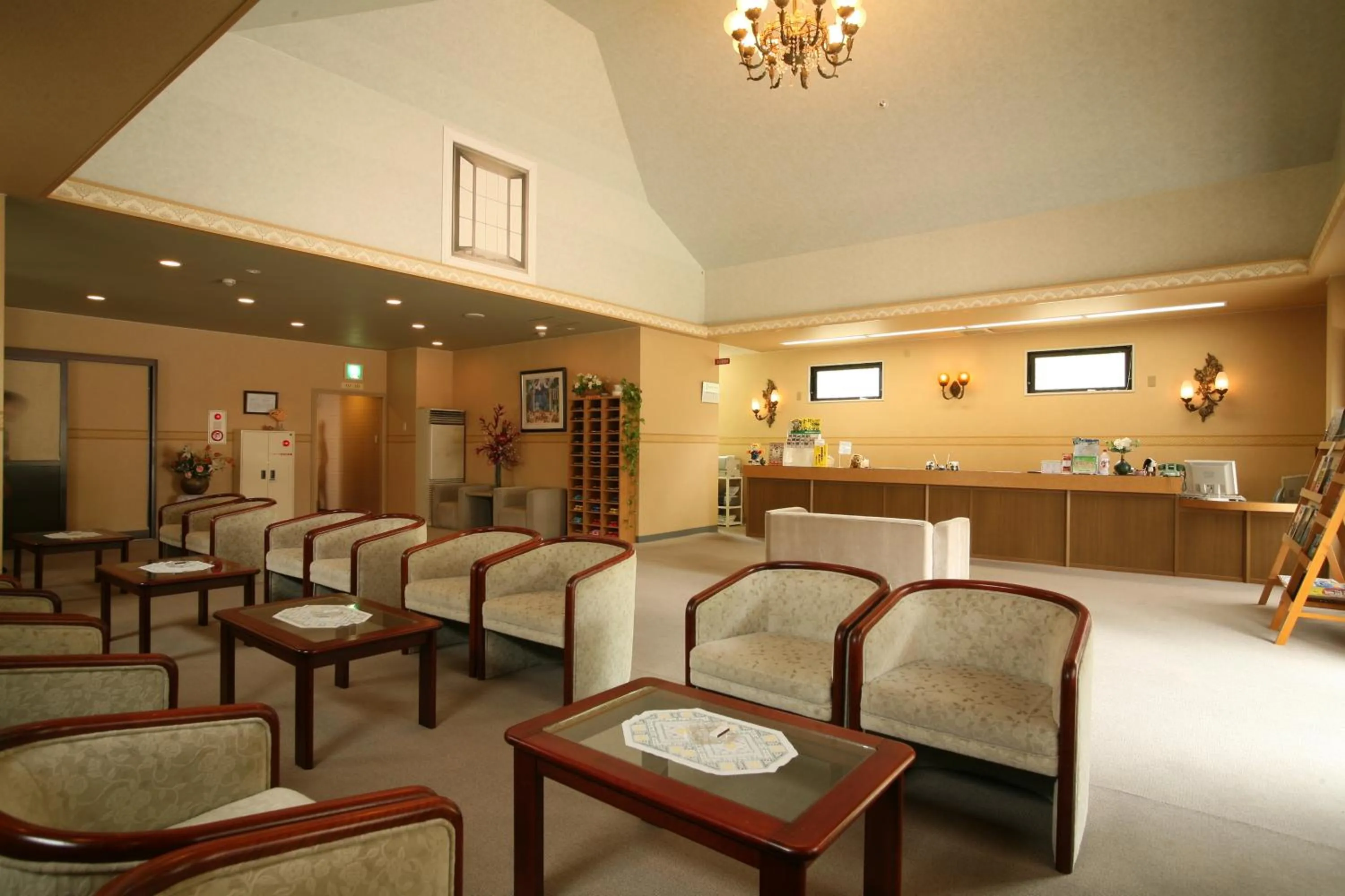 Lobby or reception in Hotel Tenzankaku Kaiyutei