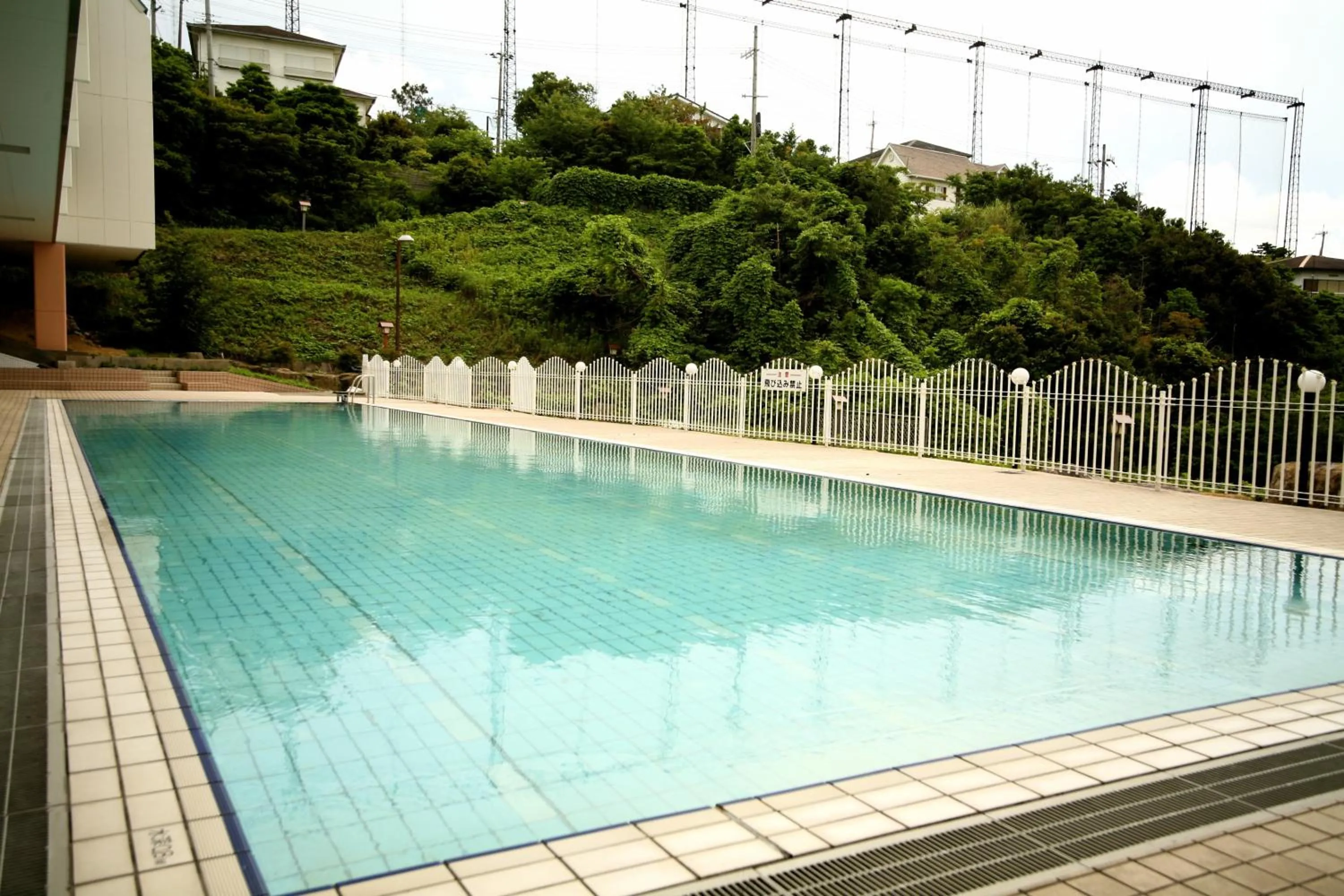 Swimming pool in Hotel Tenzankaku Kaiyutei