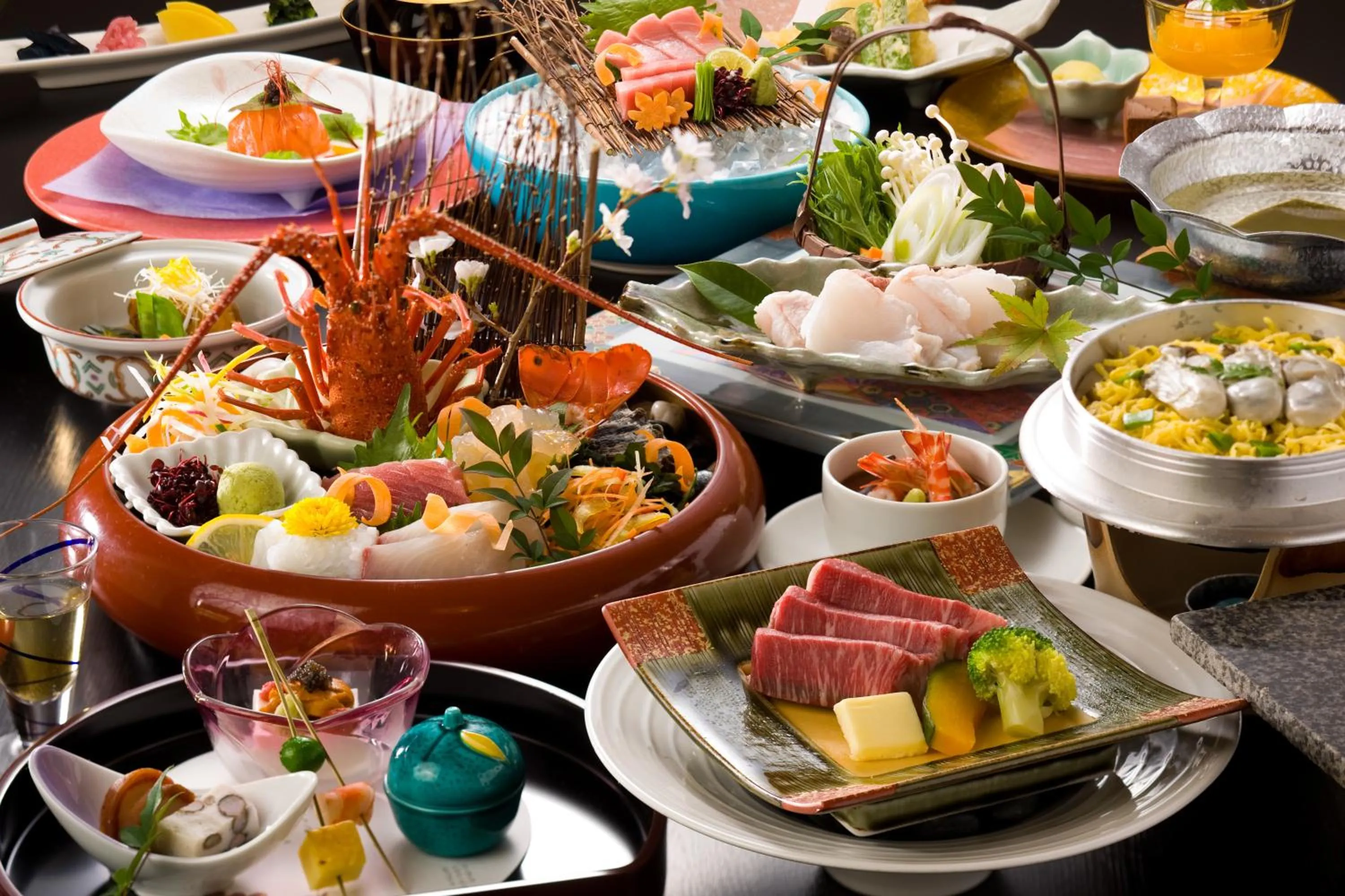 Food in Hotel Tenzankaku Kaiyutei