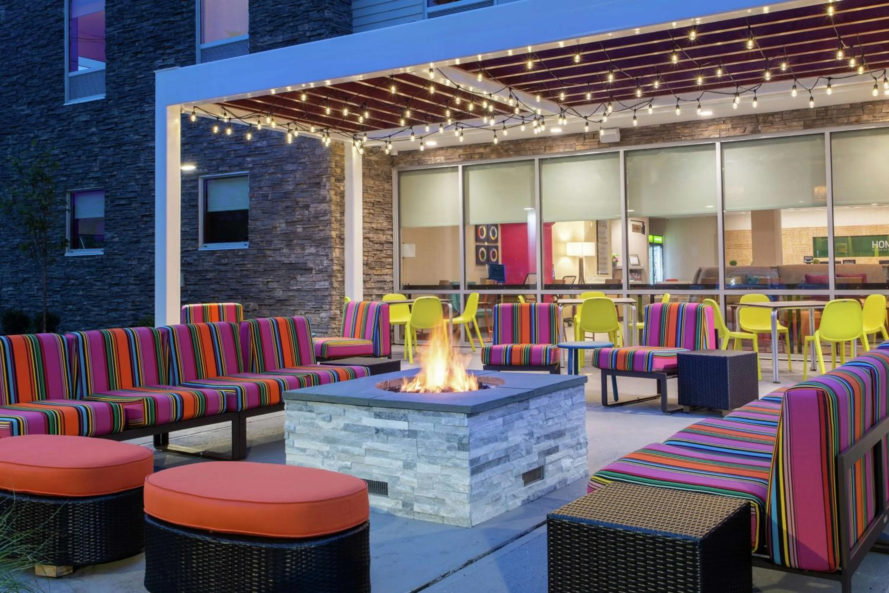 Patio in Home2 Suites Smithfield Providence