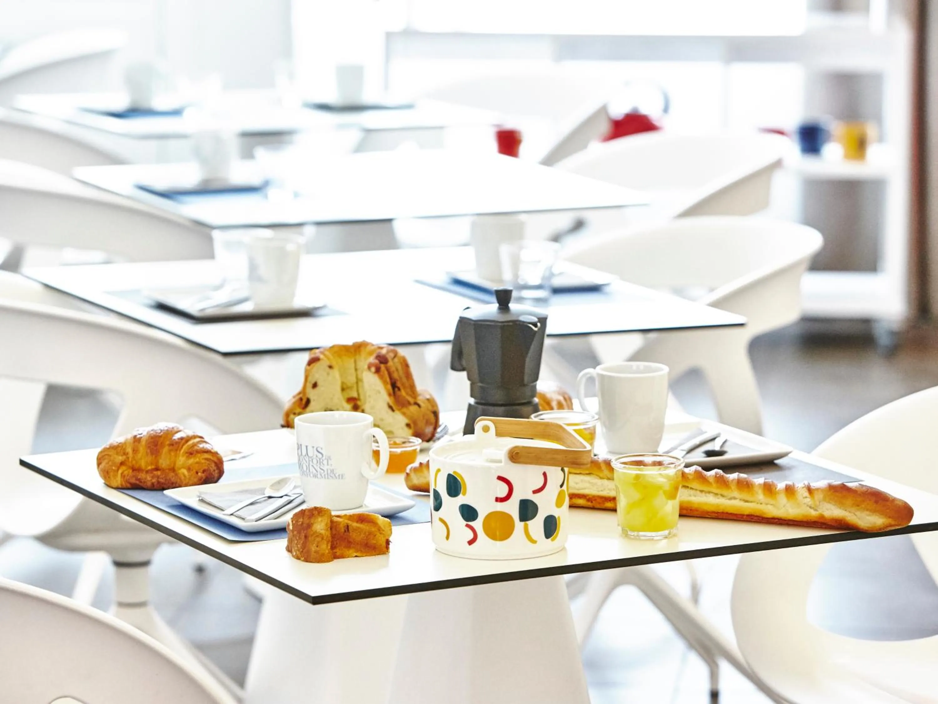 Buffet breakfast in Hôtel Gustave Colmar