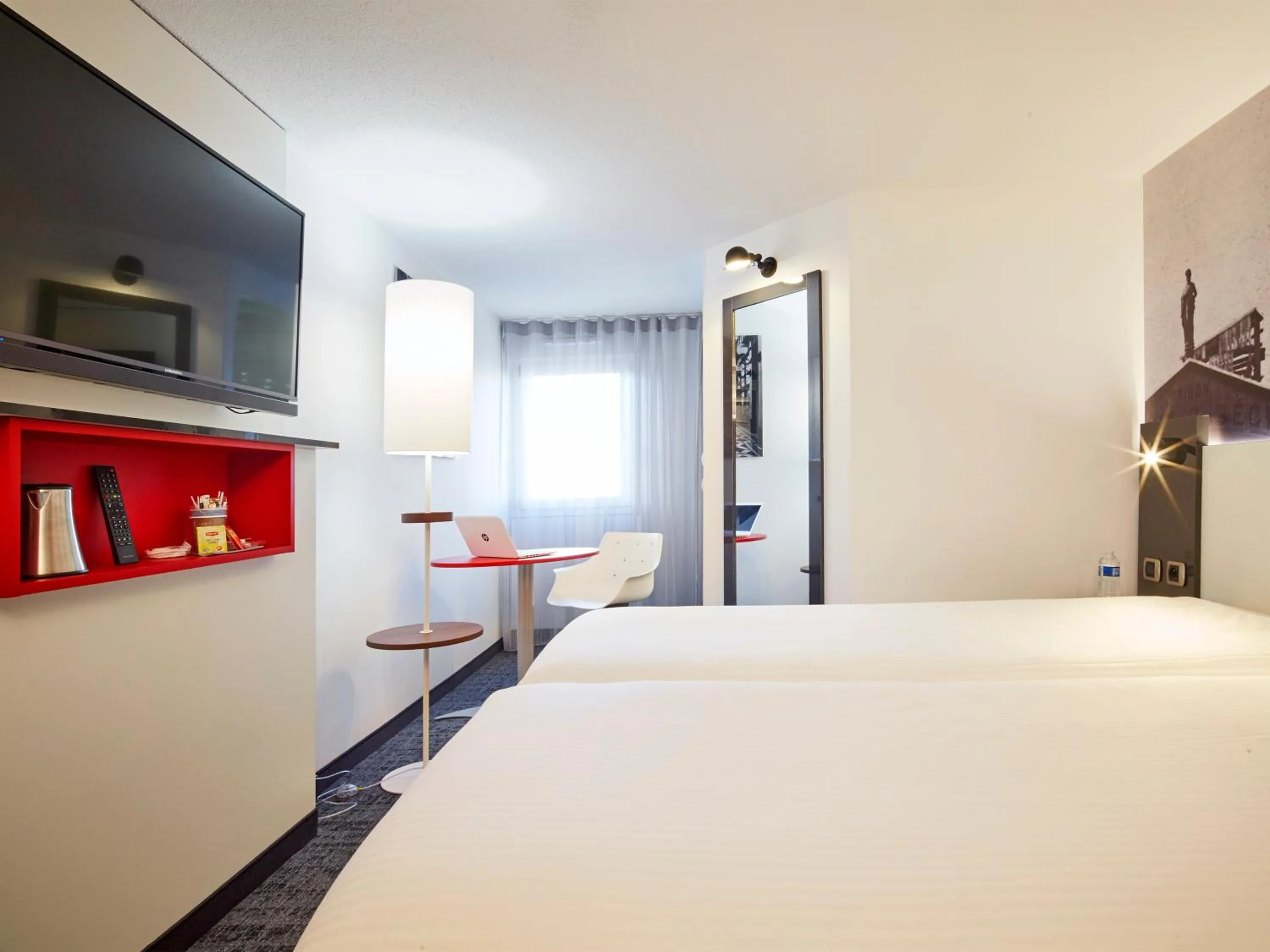 Bed in Hôtel Gustave Colmar