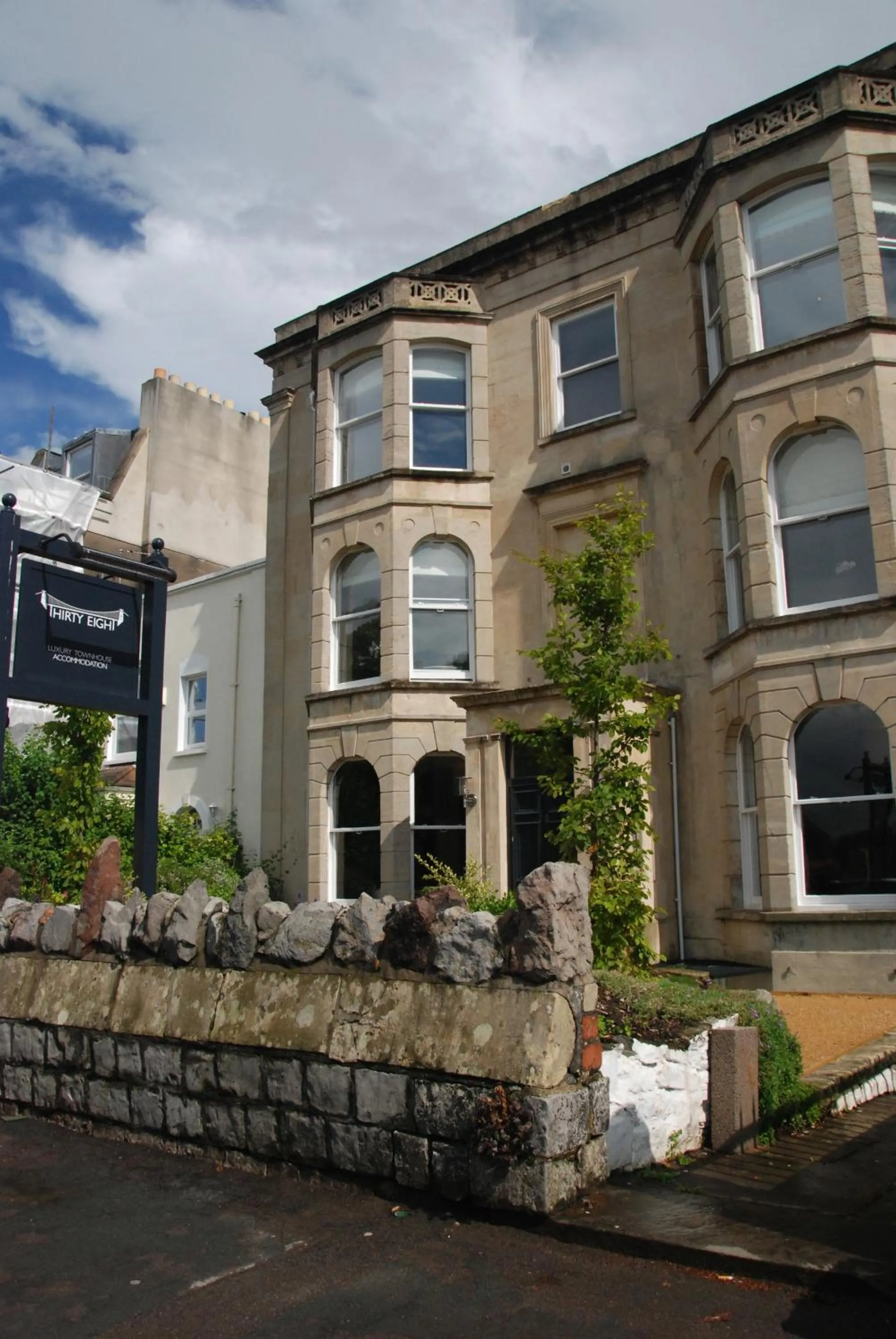 Facade/entrance in Number 38 Clifton