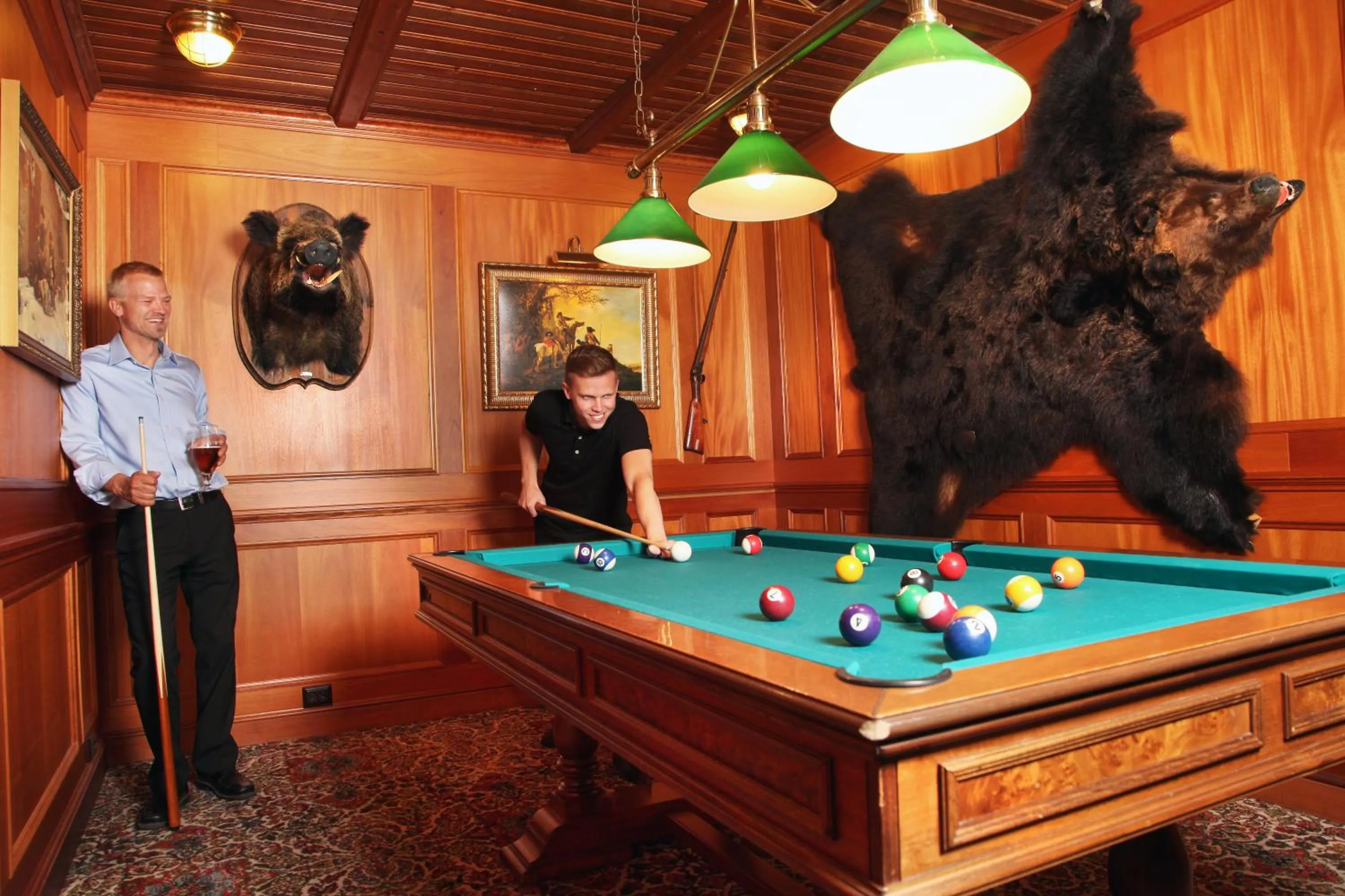 Billiard in Hotel Vallonia