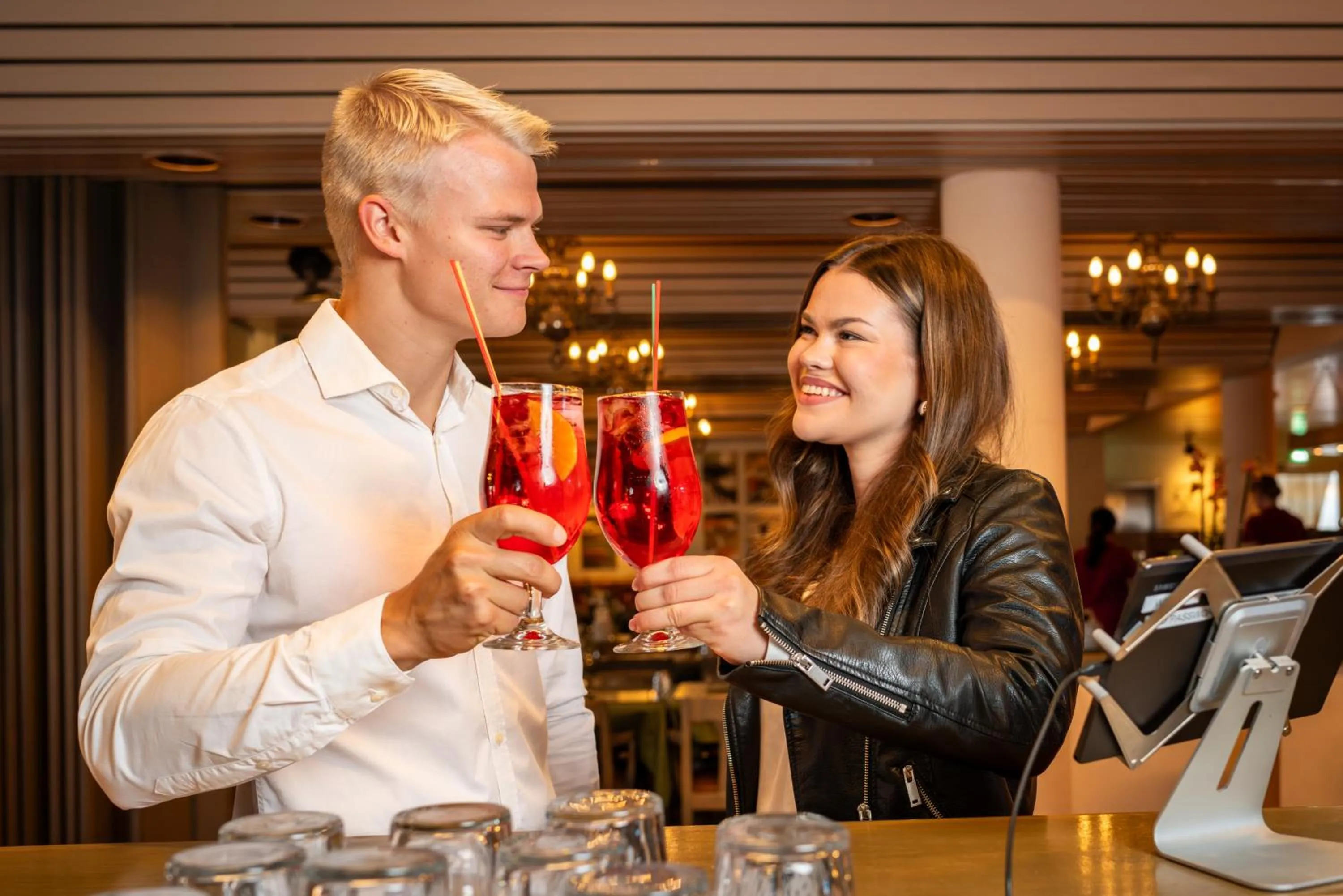 Lounge or bar in Hotel Vallonia