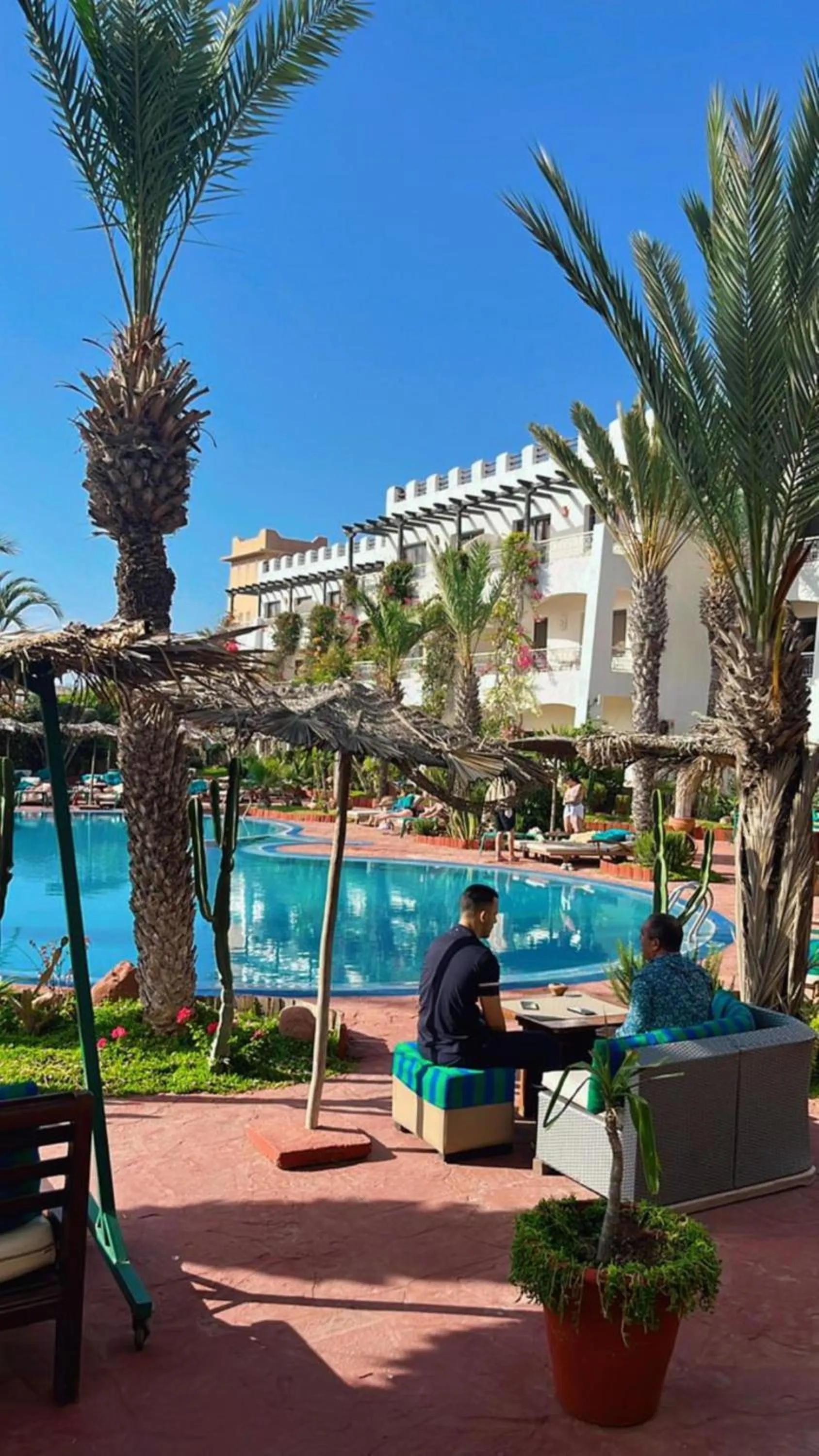 Swimming pool in Borjs Hotel Suites & Spa