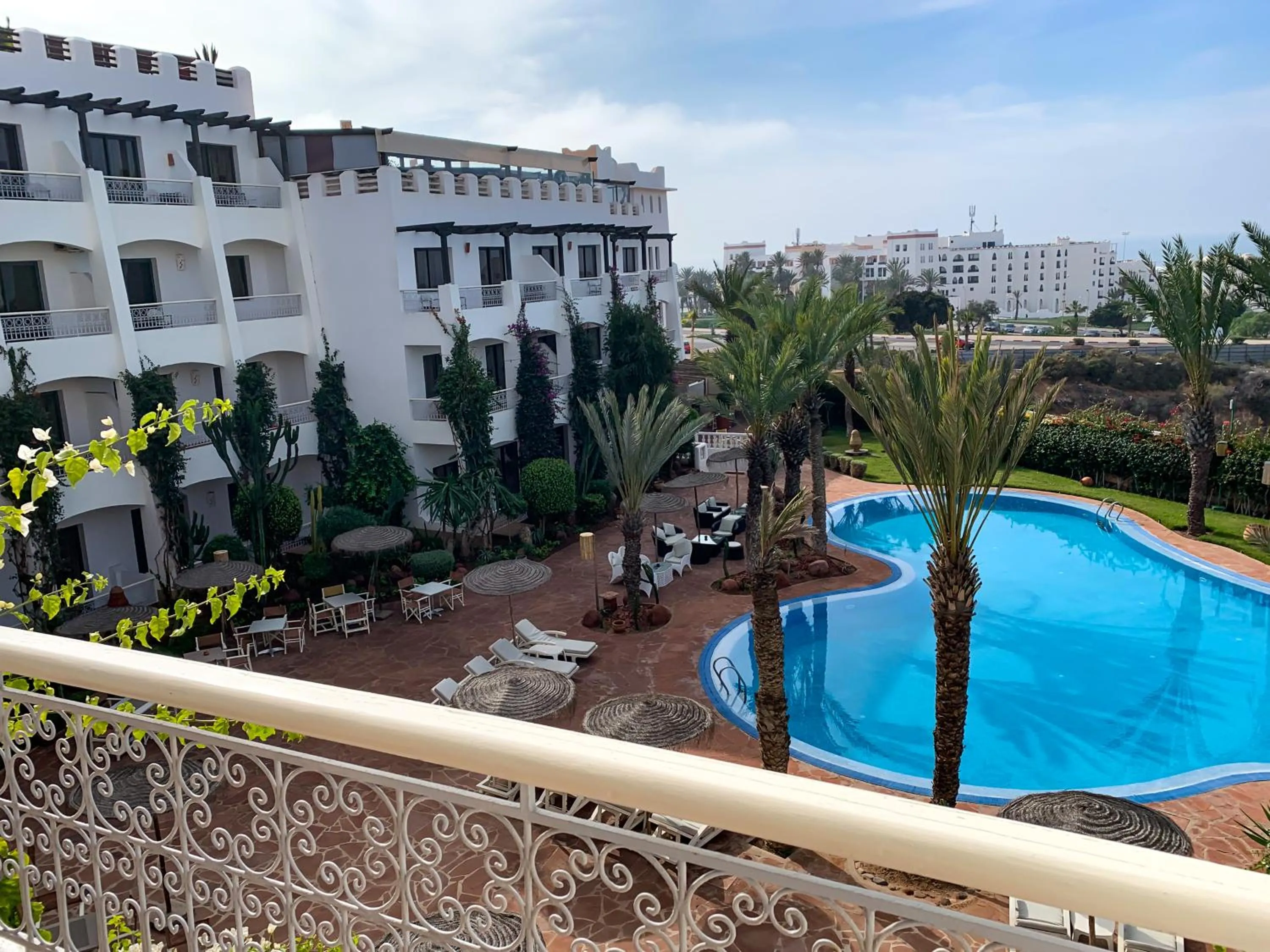 Pool view in Borjs Hotel Suites & Spa