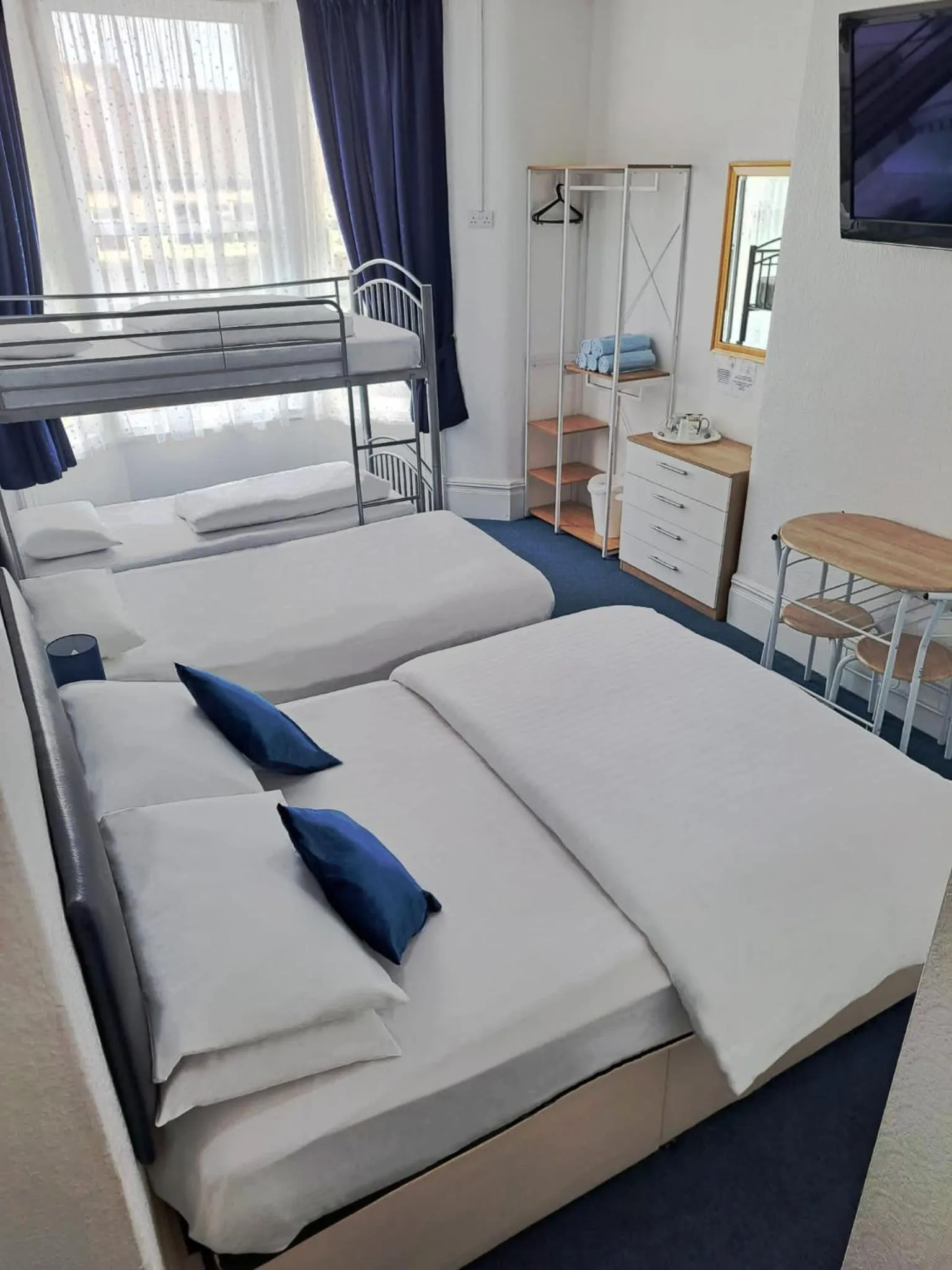 Bed in The Mornington Hotel