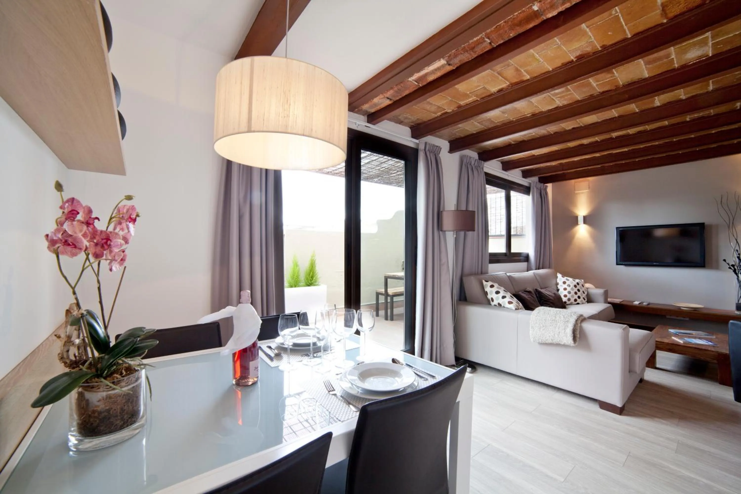 Living room in Serennia Apartamentos Ramblas - Plaça Catalunya