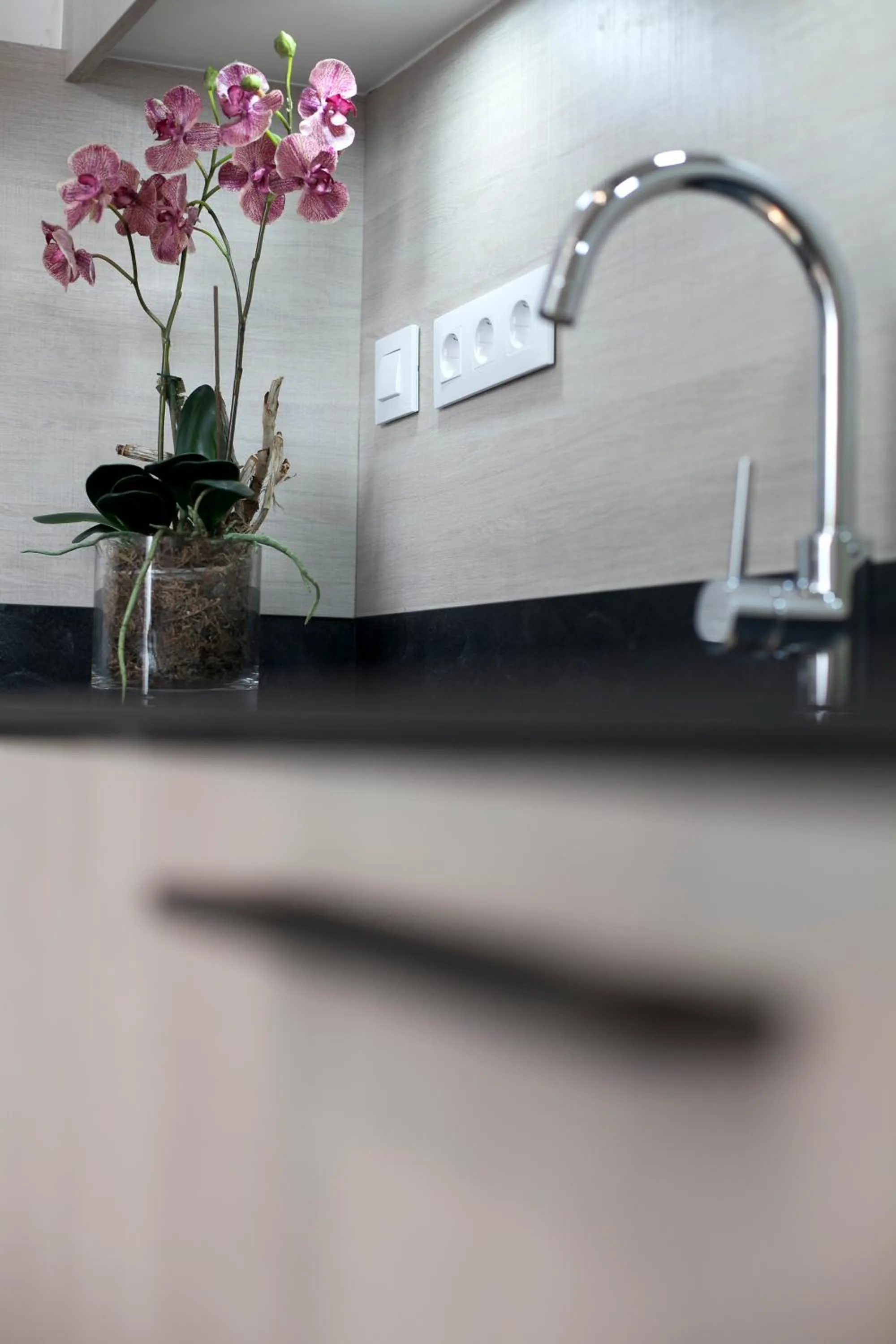 Kitchen or kitchenette in Serennia Apartamentos Ramblas - Plaça Catalunya