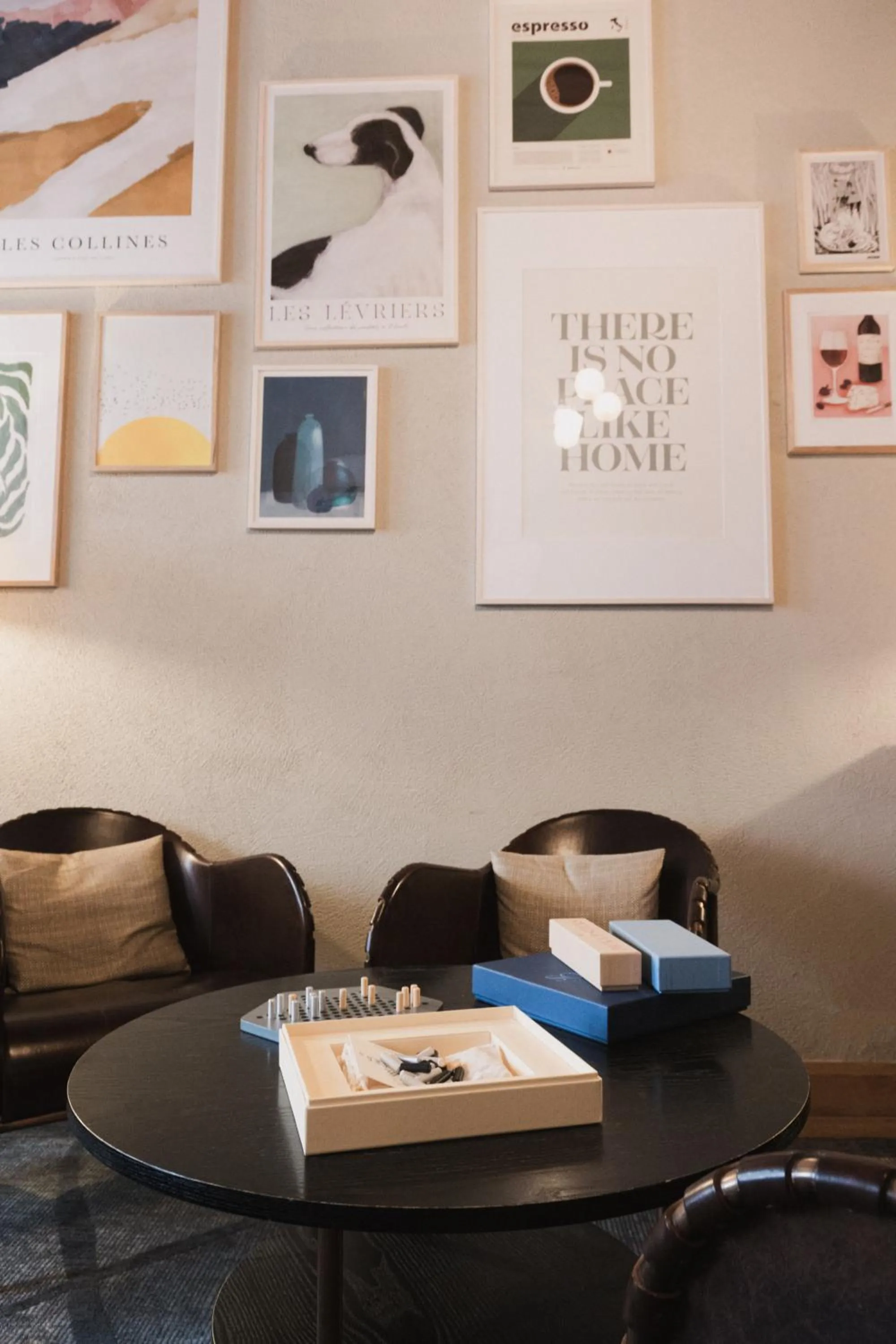 Seating area in GLO Hotel Art