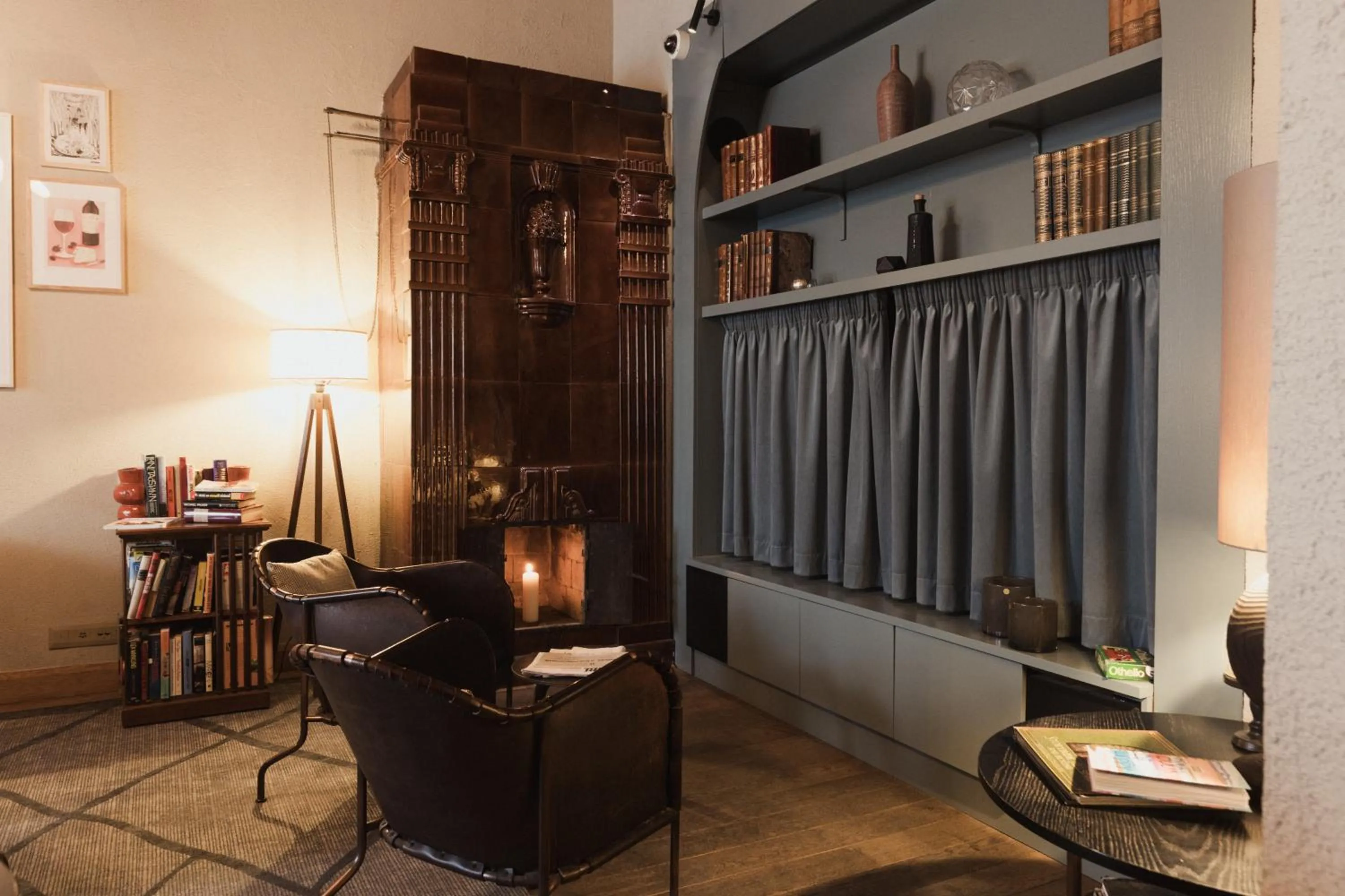 Library in GLO Hotel Art