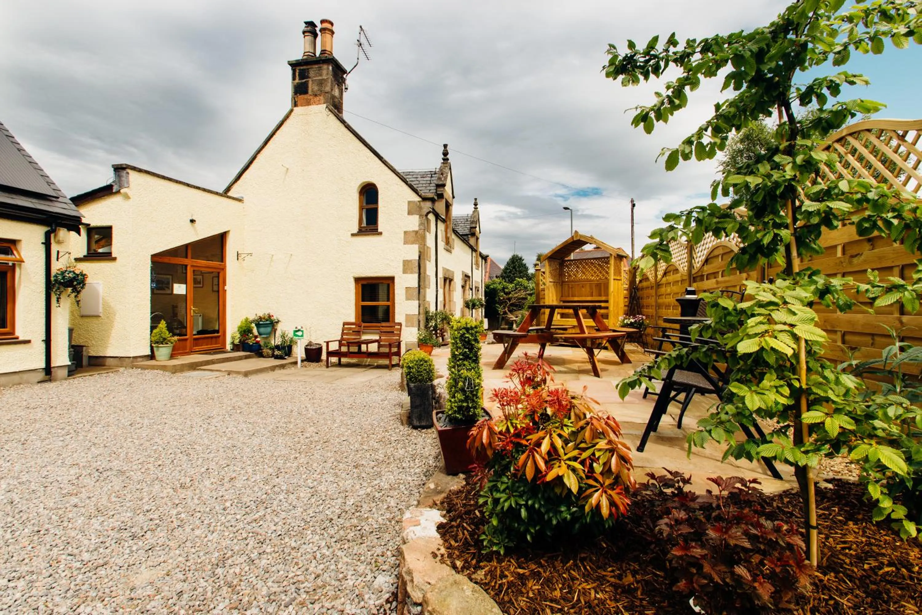 Garden view in Furan GuestHouse