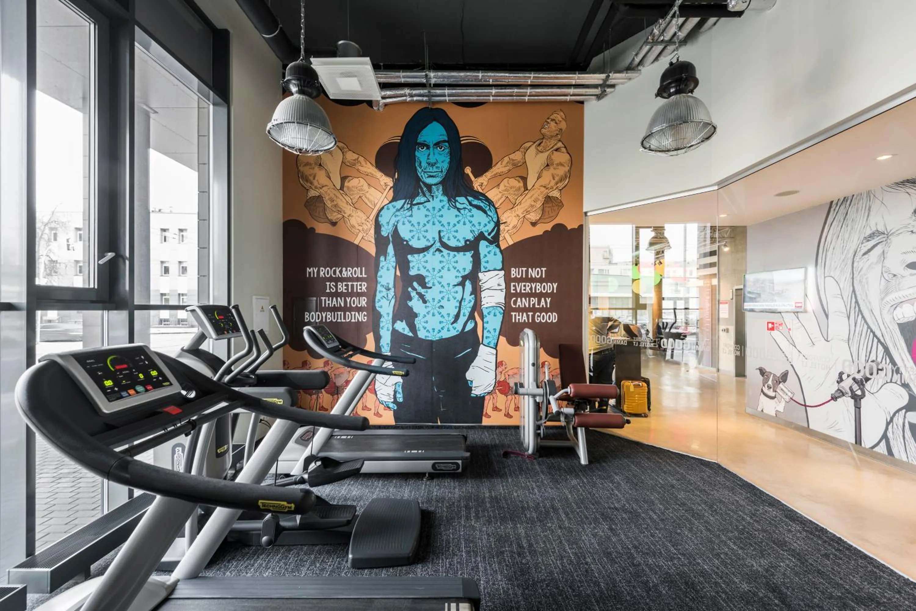 Fitness centre/facilities in Comfort Hotel LT - Rock 'n' Roll Vilnius