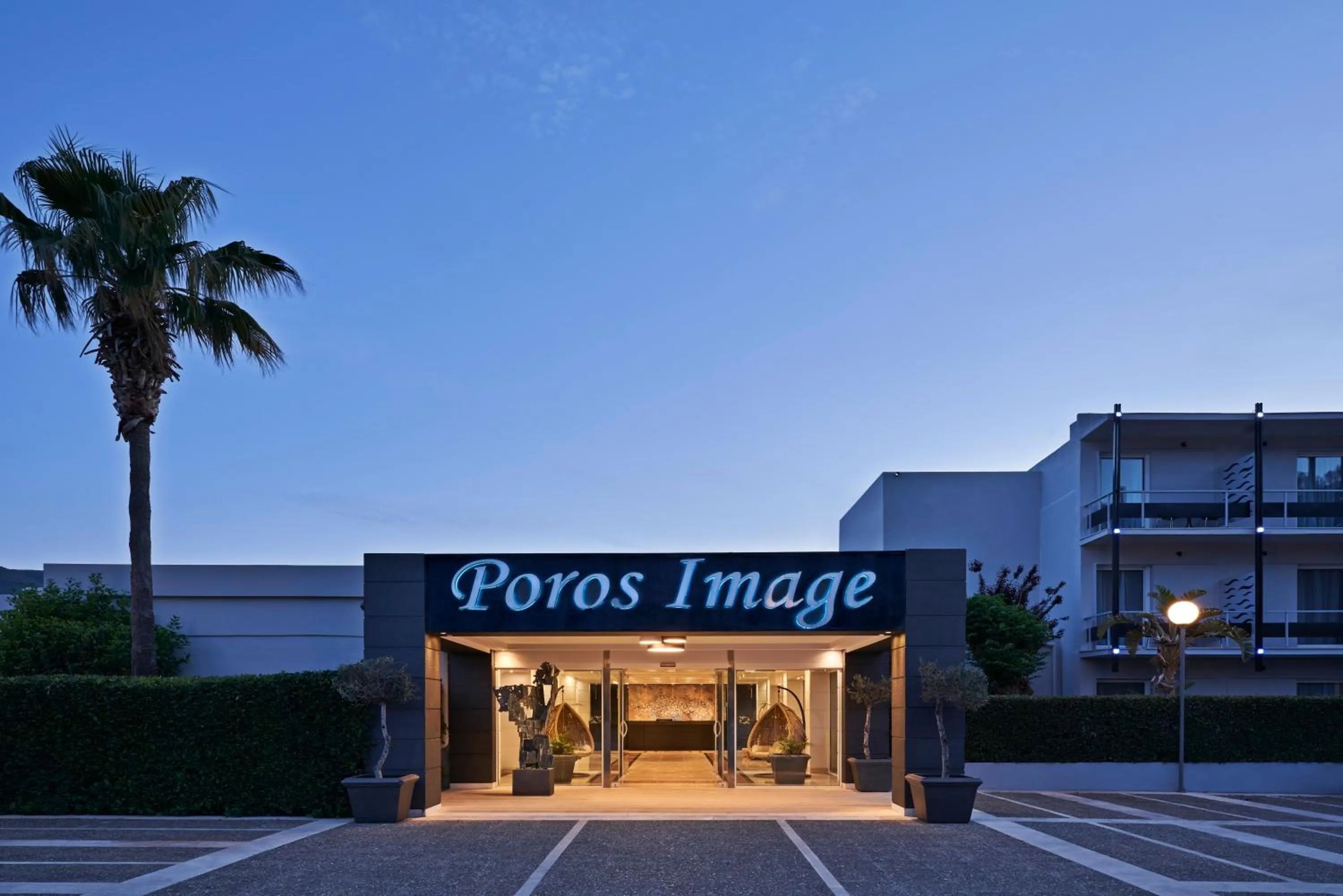 Facade/entrance in Xenia Poros Image Hotel