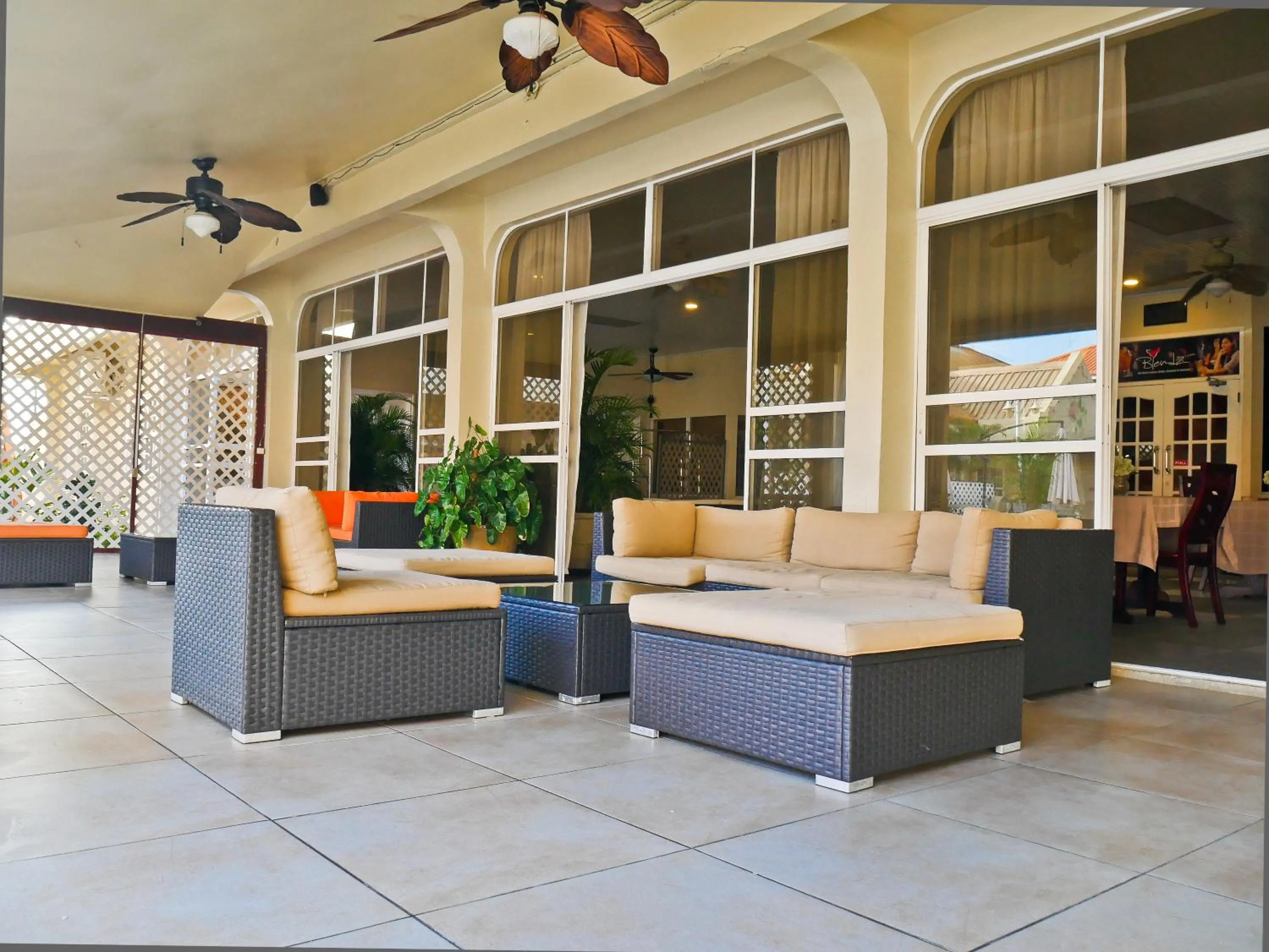 Patio in Hotel North Resort