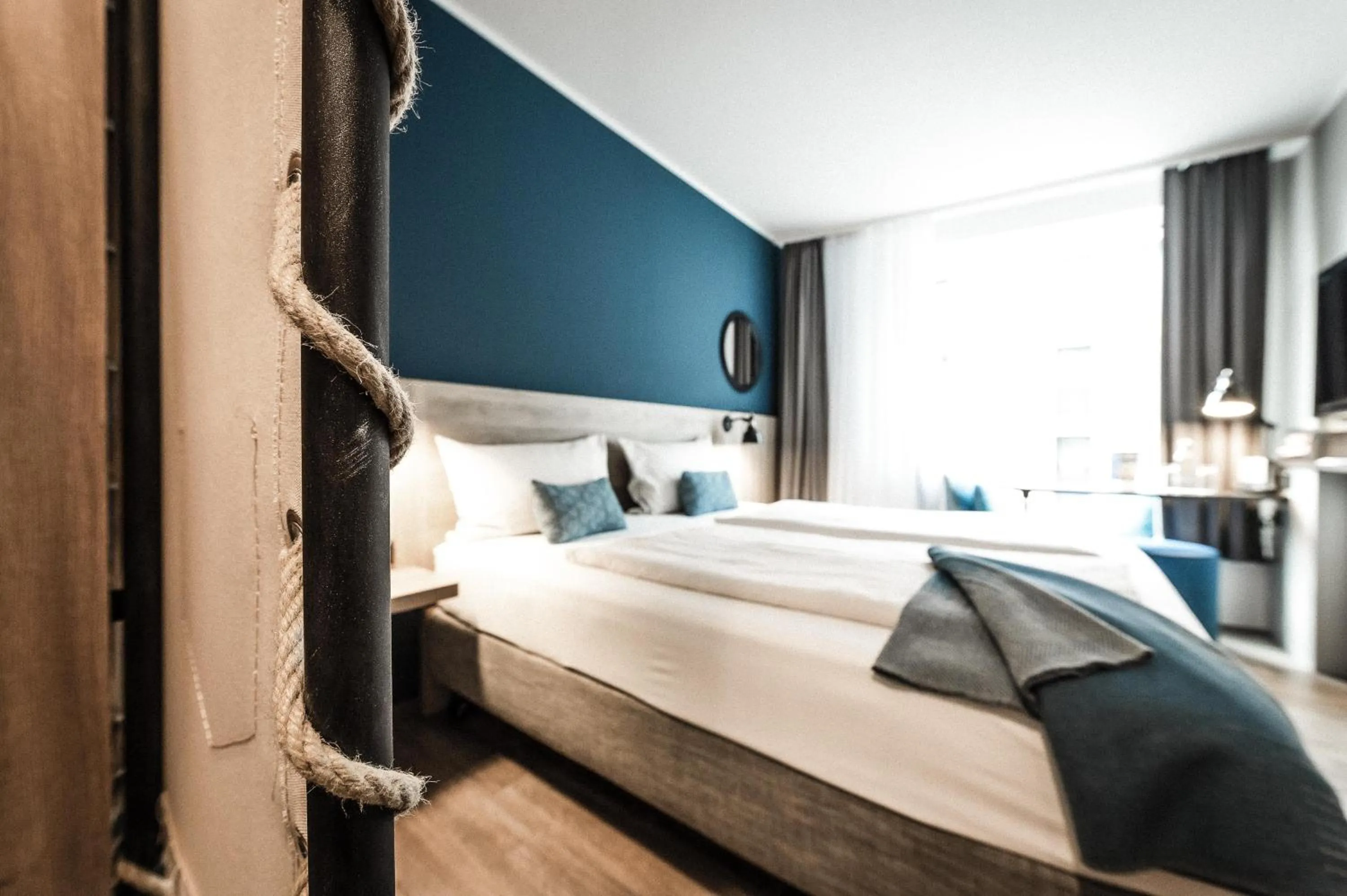 Bedroom, Bed in HARBR Hotel Konstanz, a member of Radisson Individuals