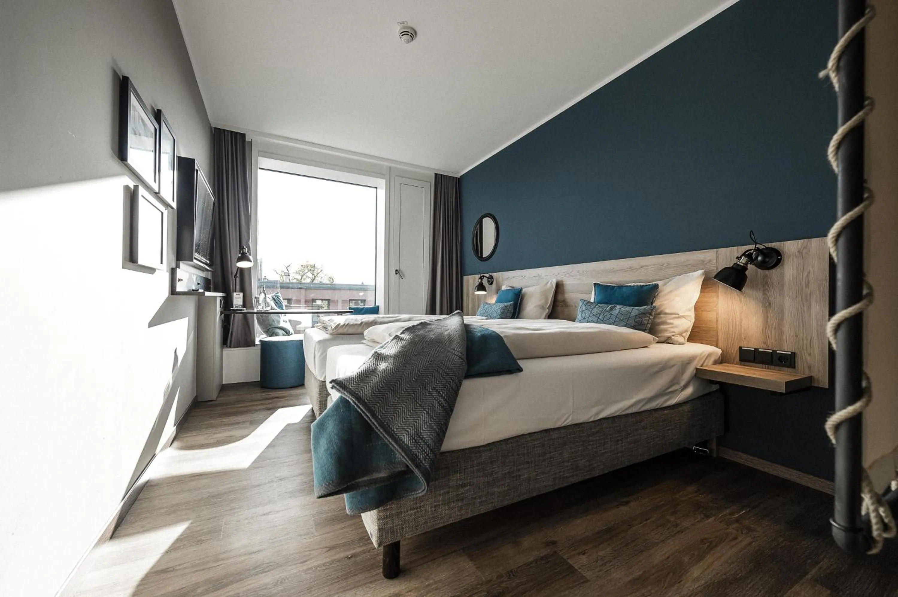 Bedroom, Bed in HARBR Hotel Konstanz, a member of Radisson Individuals